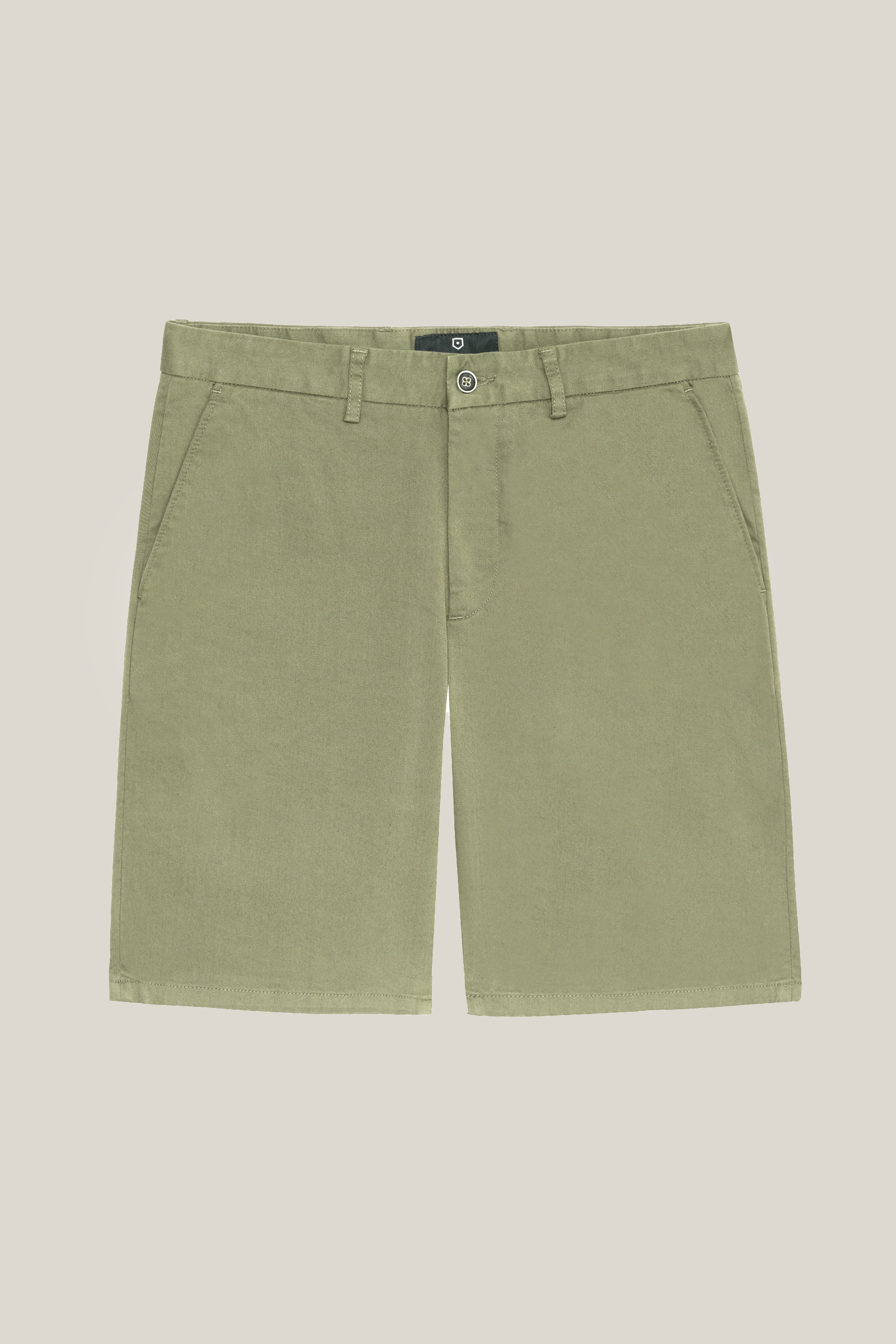 le-pantalon-bermudas-homme-bermuda-olive-coton-serge-23-cm image 6
