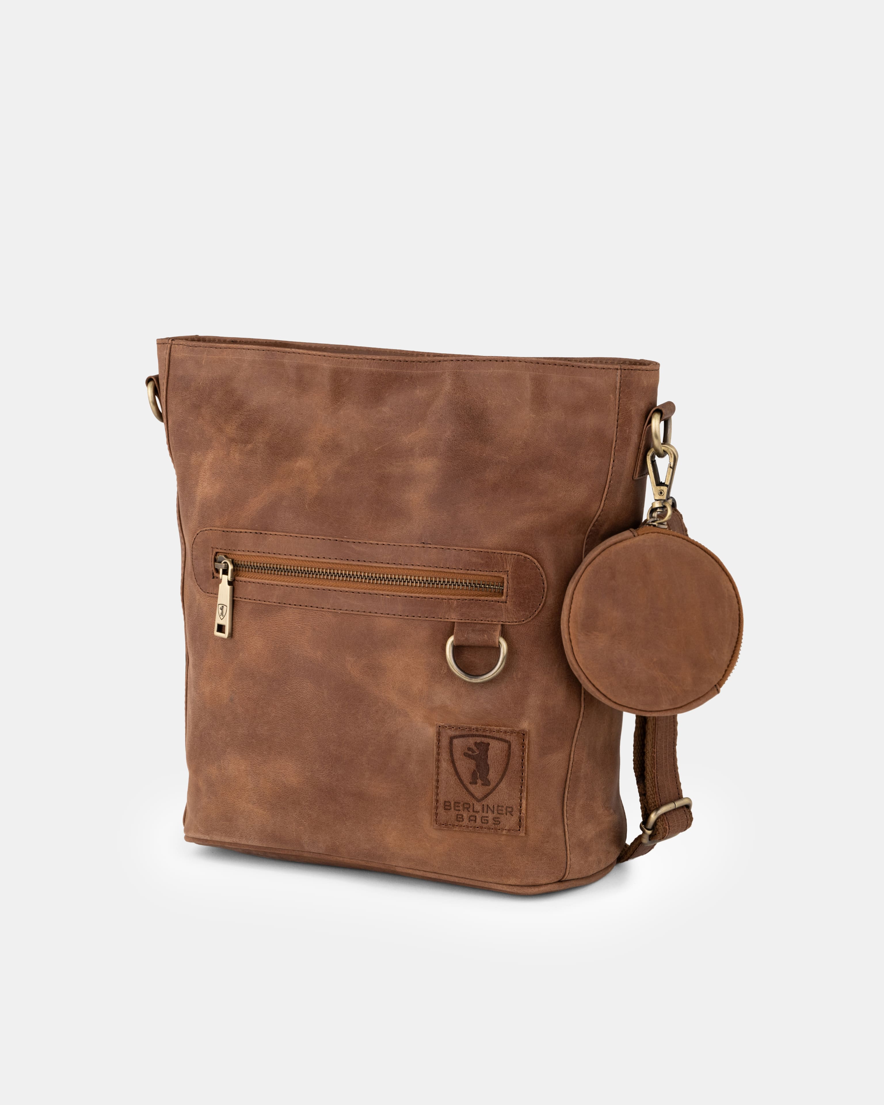 berliner-bags-siena-sac-paule-camel-cuir-vintage-bandouli-re image 3