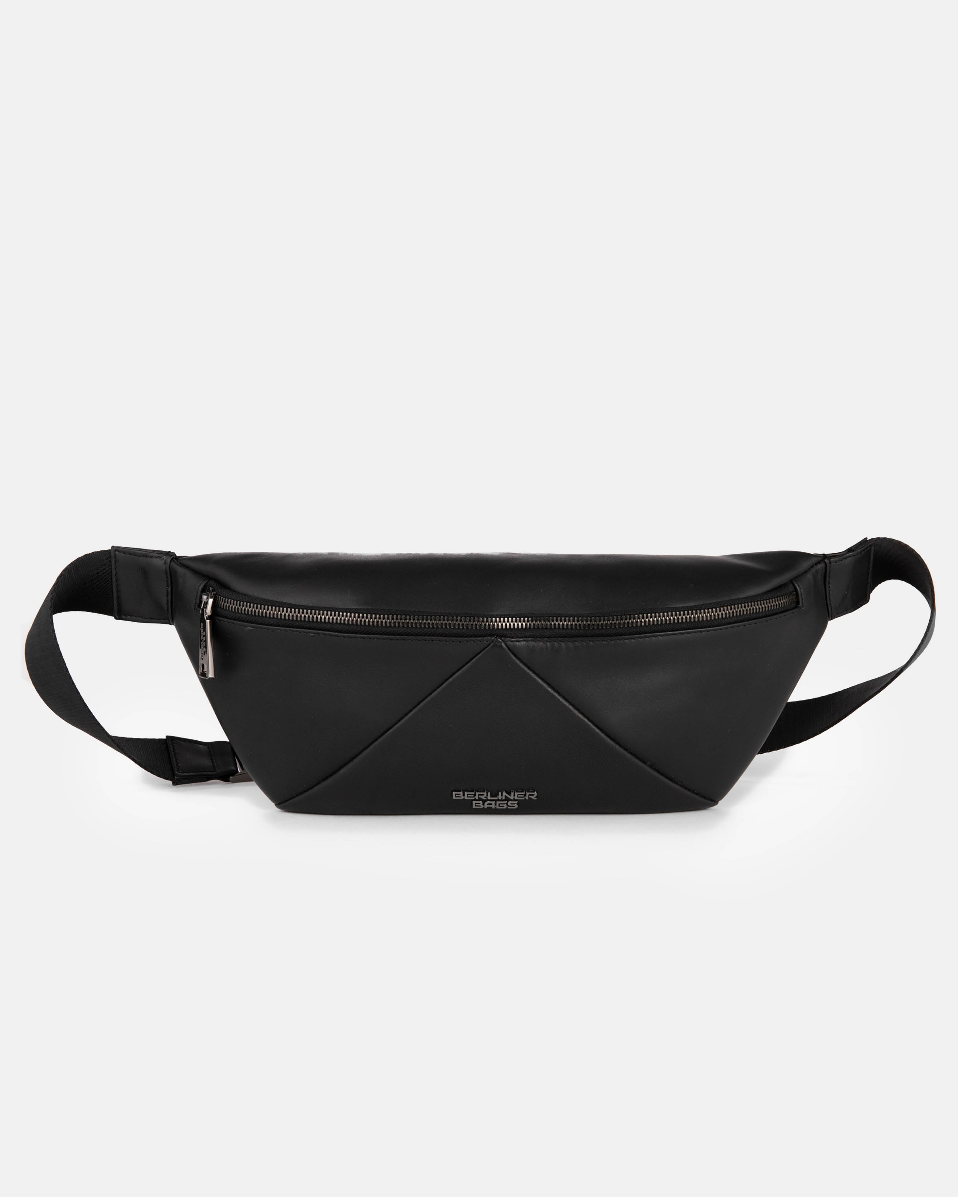 berliner-bags-feline-sac-banane-cuir-noir-crossbody image 1