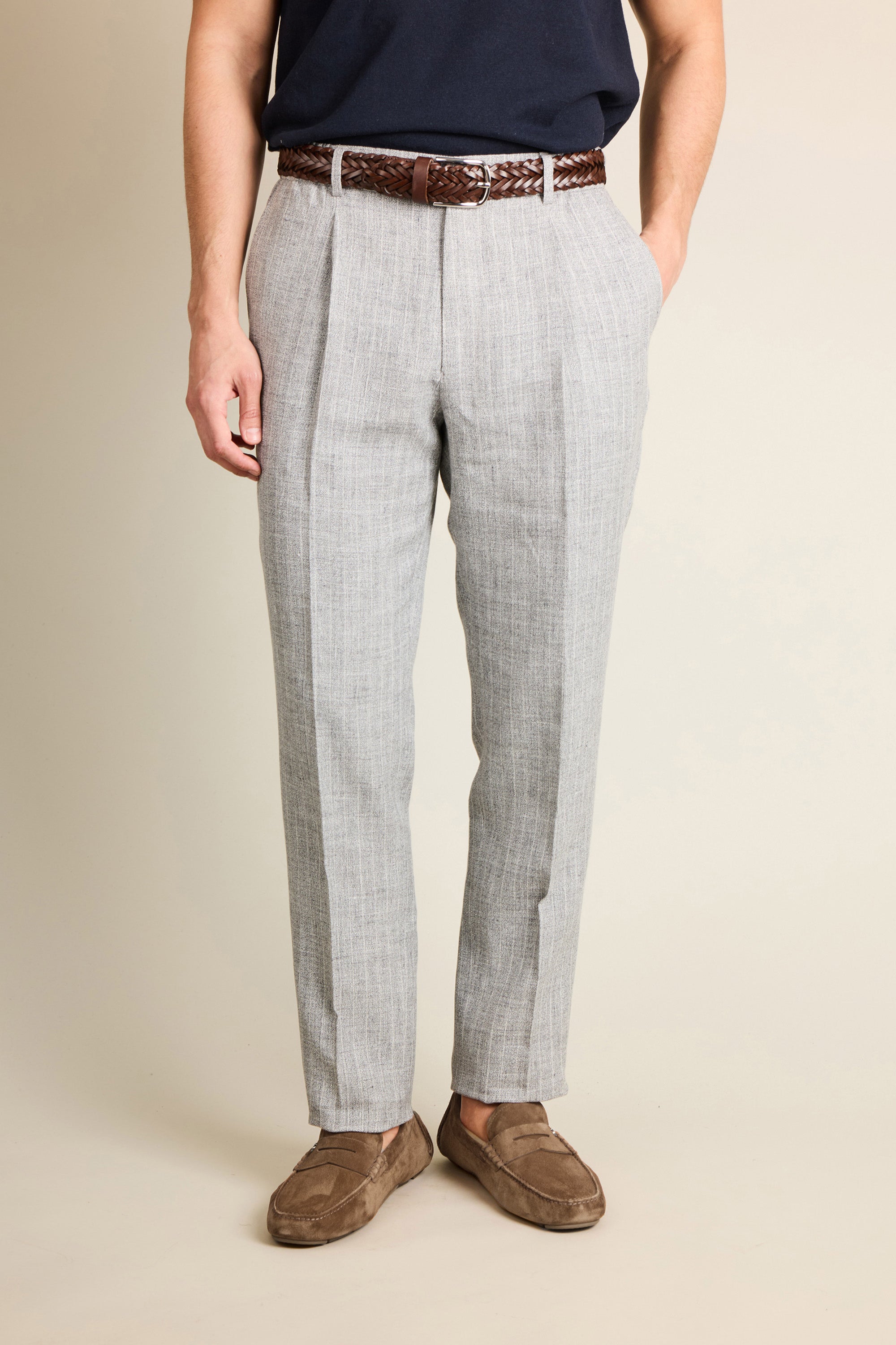le-pantalon-jogpant-lin-coton-ray-gris-jogging-lin image 5