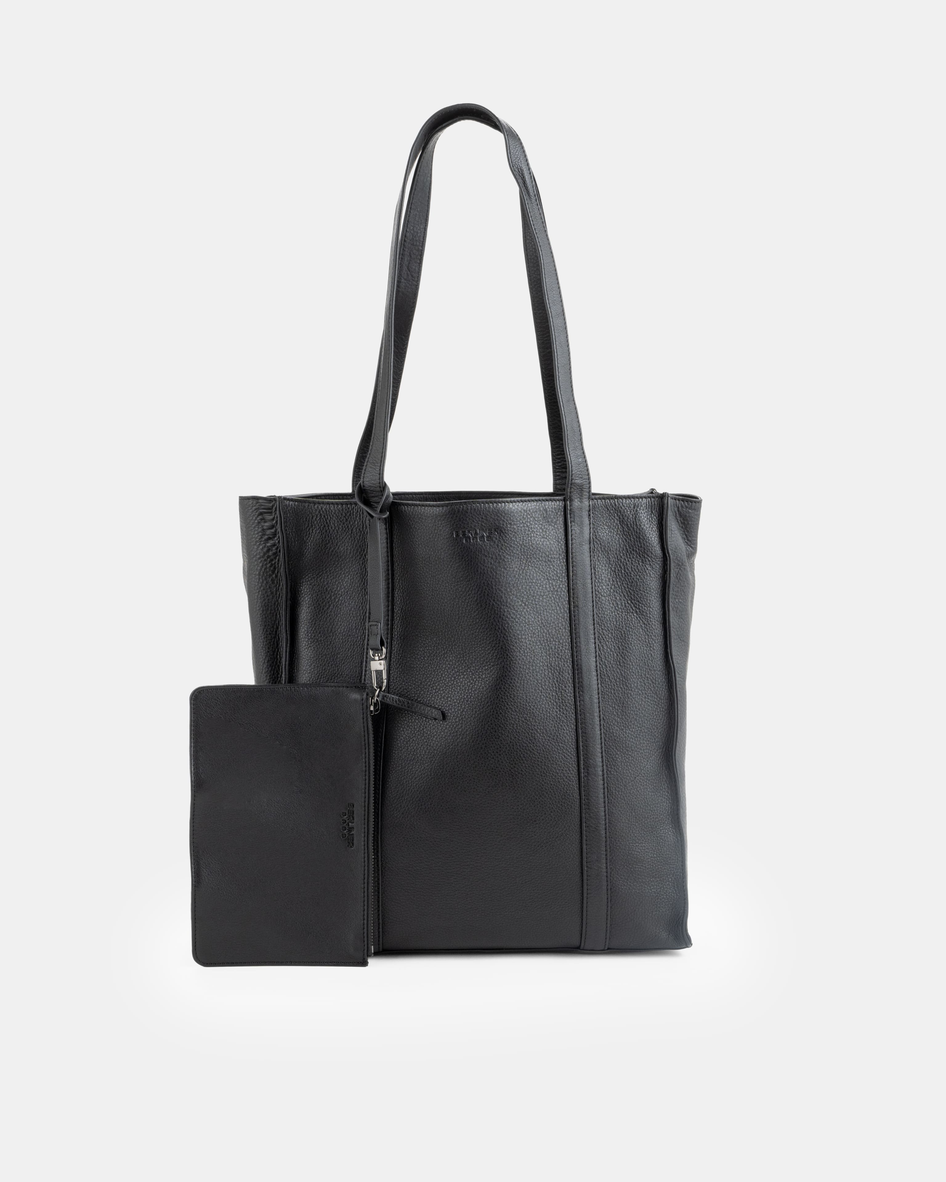 berliner-bags-kira-sac-shopper-cuir-noir image 1