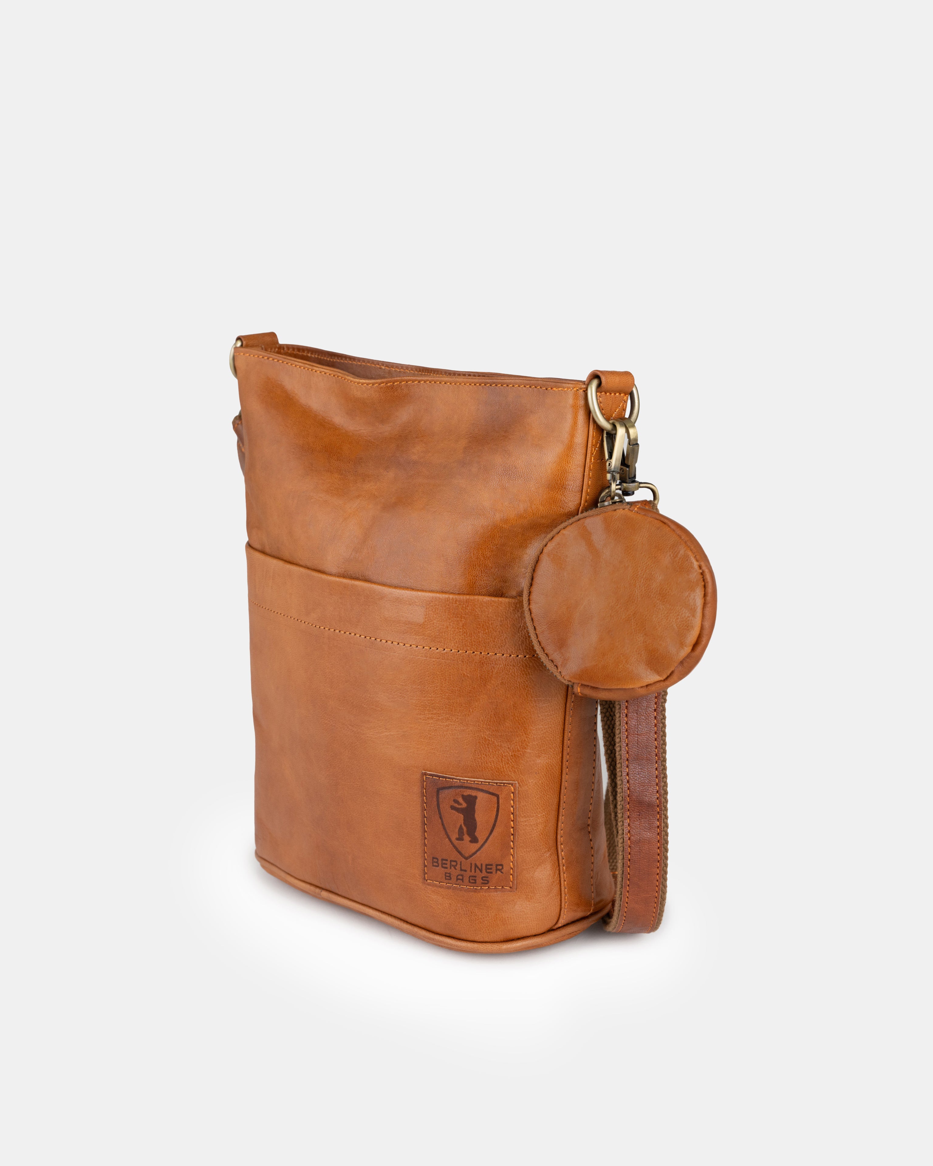 berliner-bags-sofia-sac-seau-marron-vintage-crossbody image 5