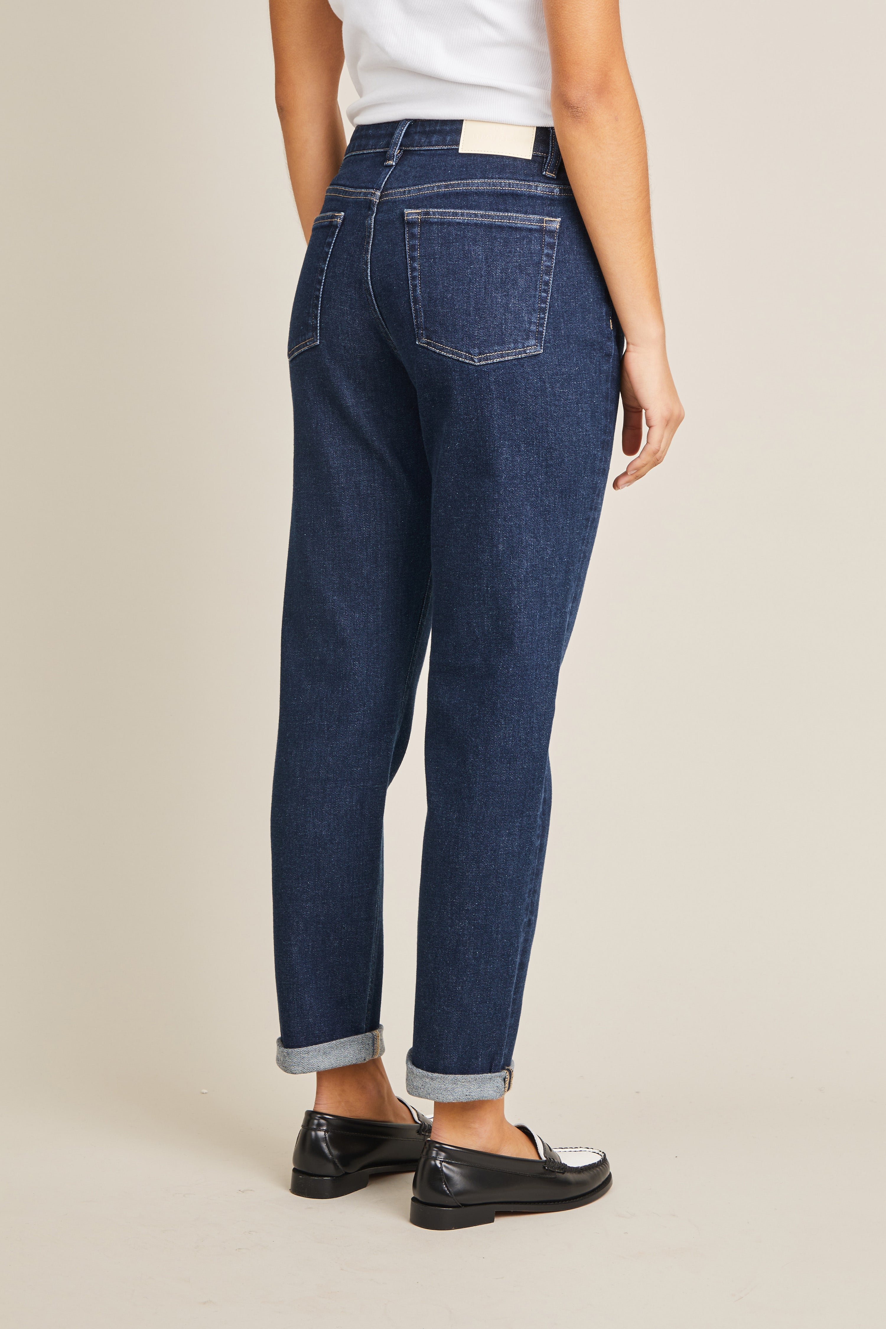 le-pantalon-jeans-femme-jean-girlfriend-bleu-coton-recycl image 4
