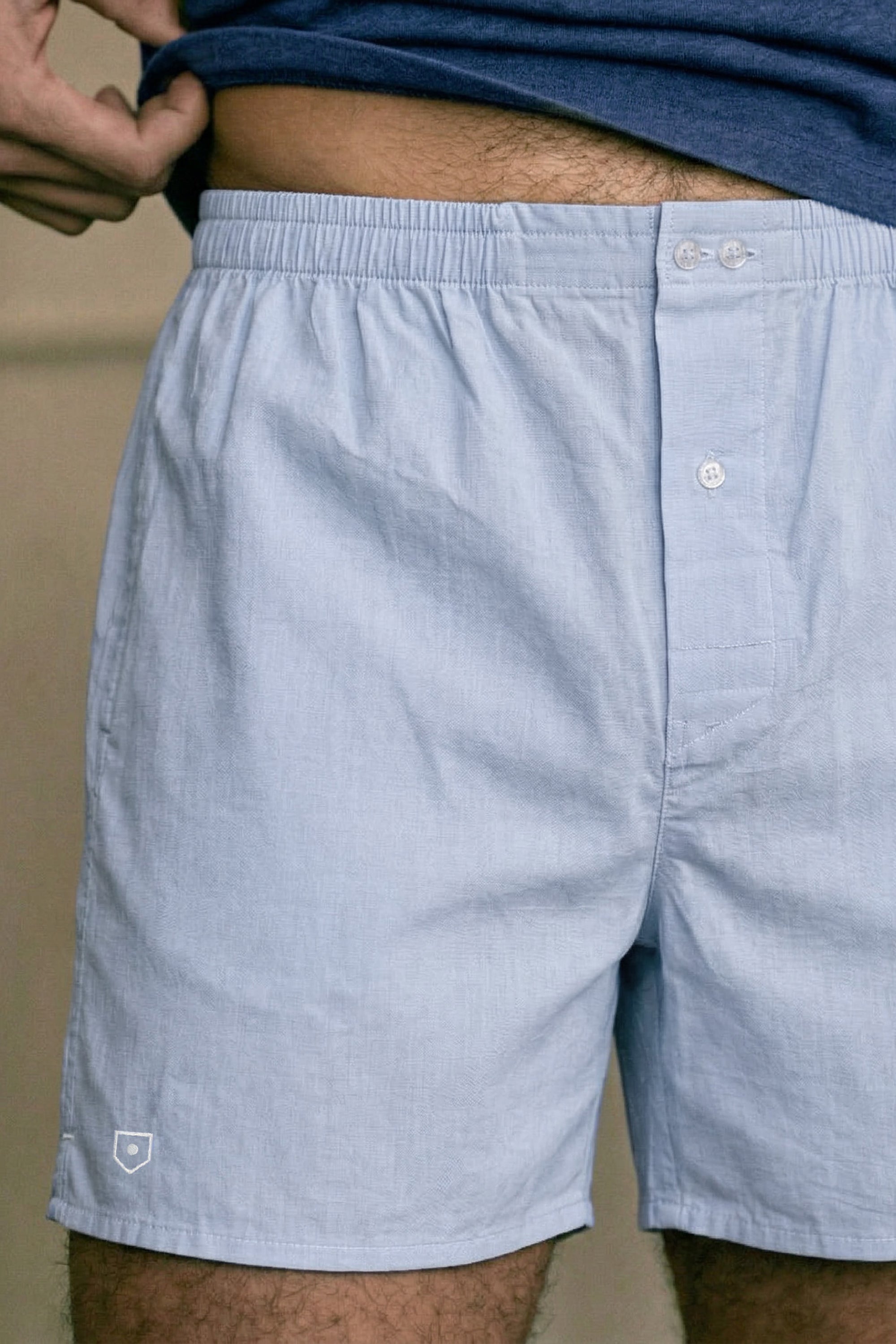 le-pantalon-cale-on-faux-unis-bleu-boxer-coton image 2