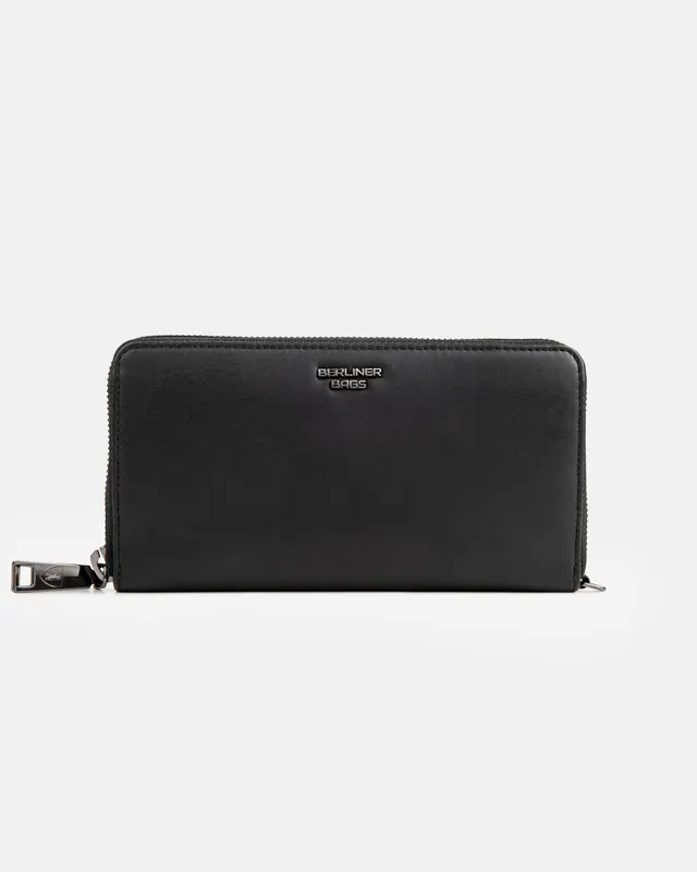 berliner-bags-lyon-portefeuille-femme-noir-cuir-rfid-grand image 1