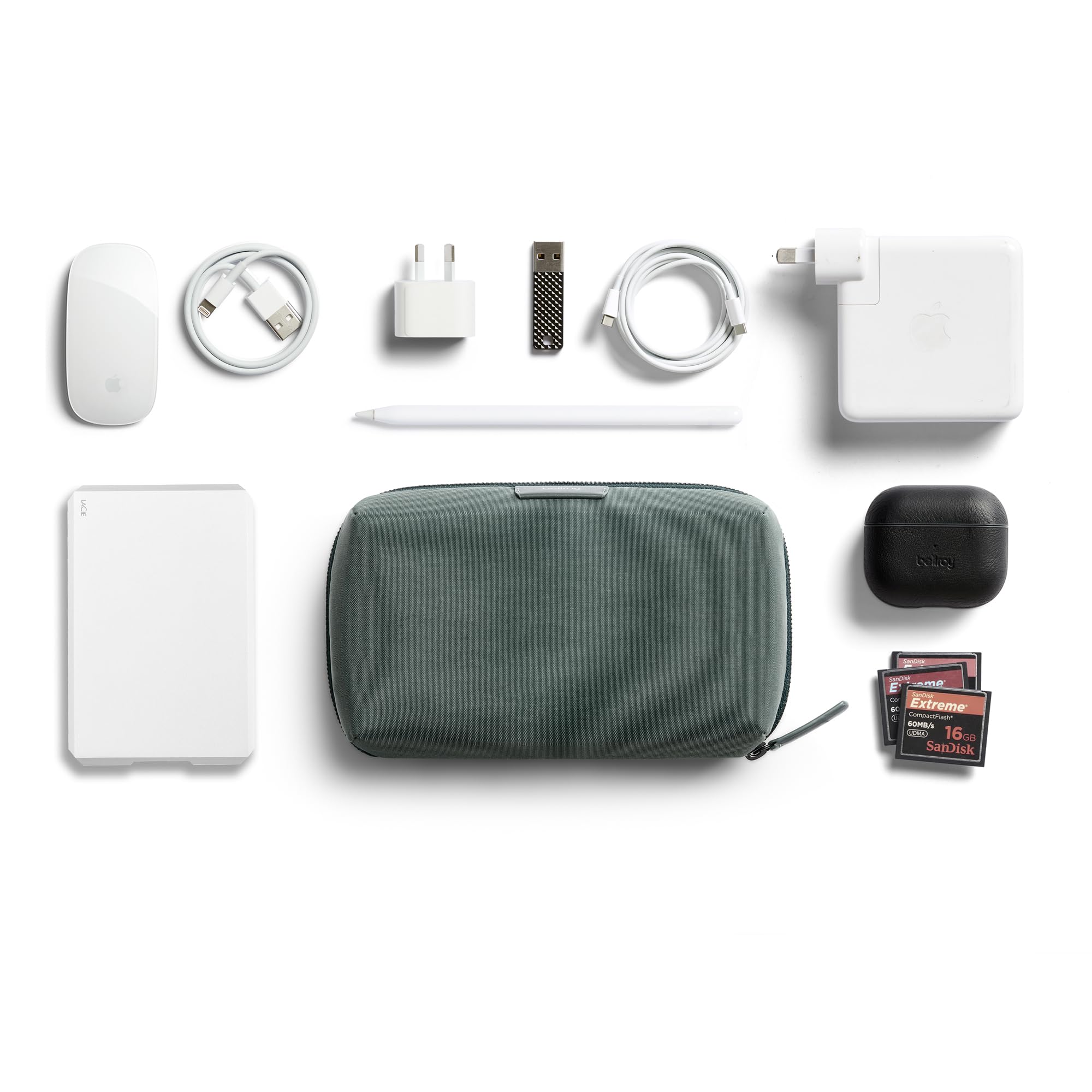 bellroy-tech-kit-pochette-accessoires-everglade-zipp-e image 7