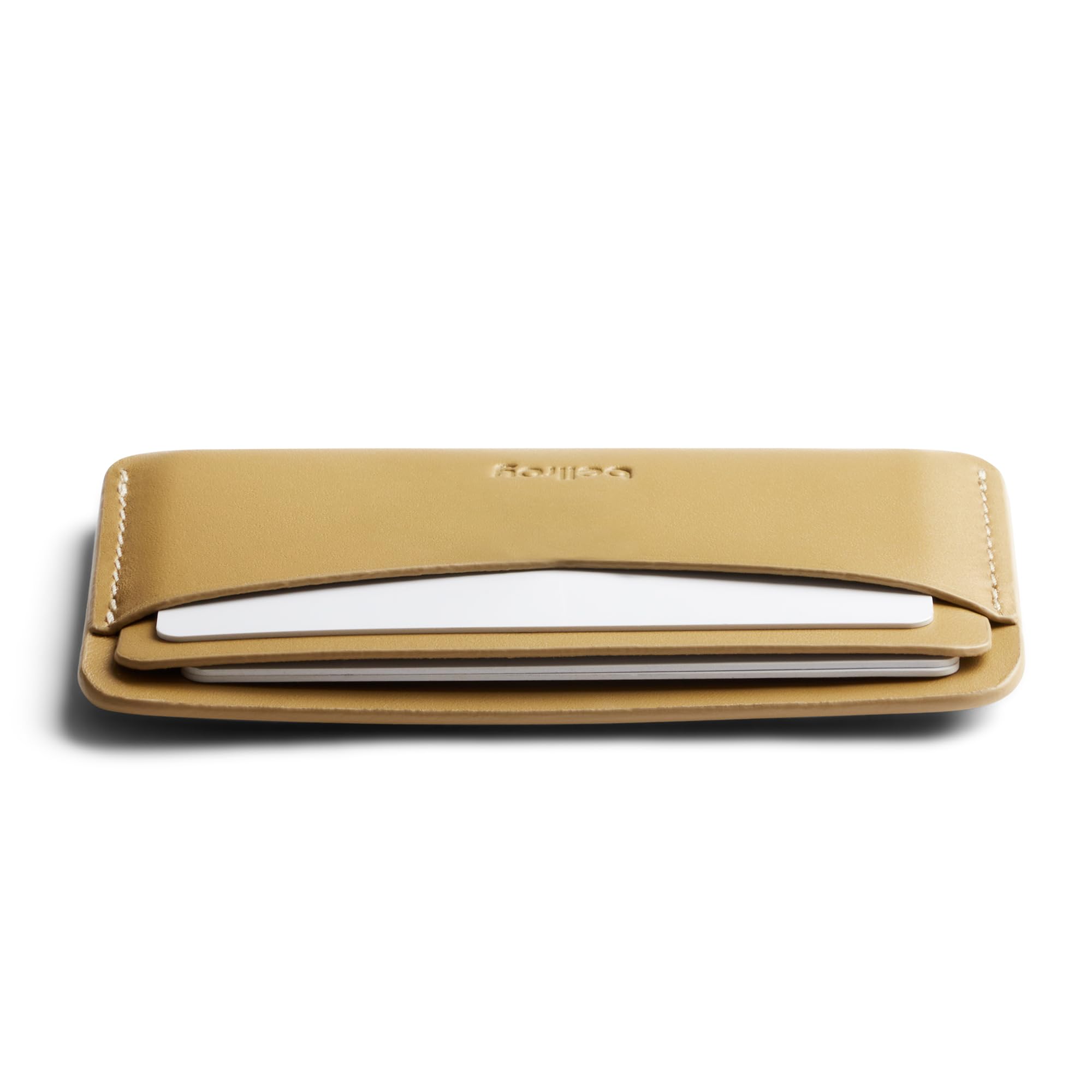 bellroy-wallets-card-slip-porte-cartes-cuir-mustard-4-cartes image 4