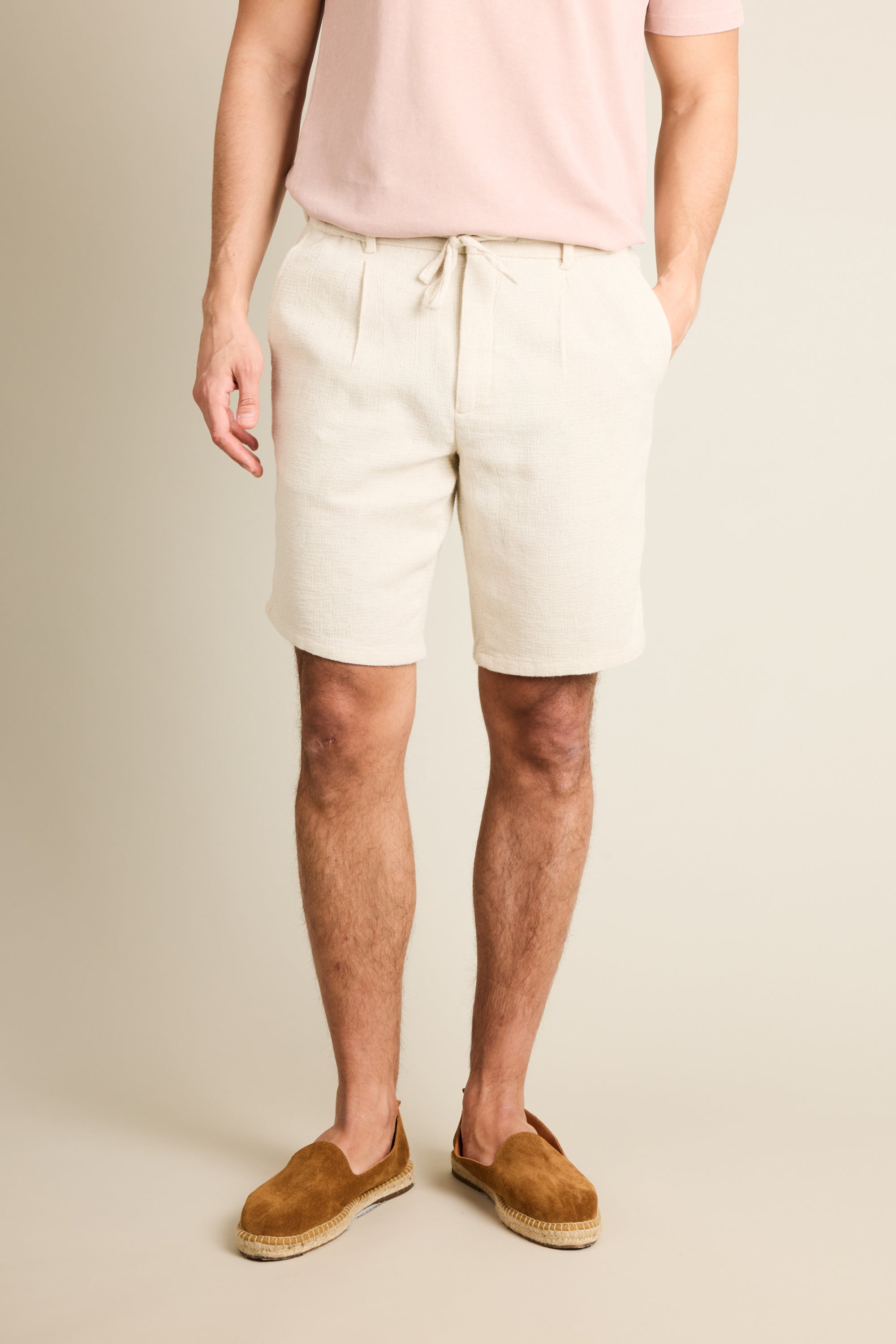 le-pantalon-bermudas-homme-bermuda-a-r-cru-coton-lin image 1