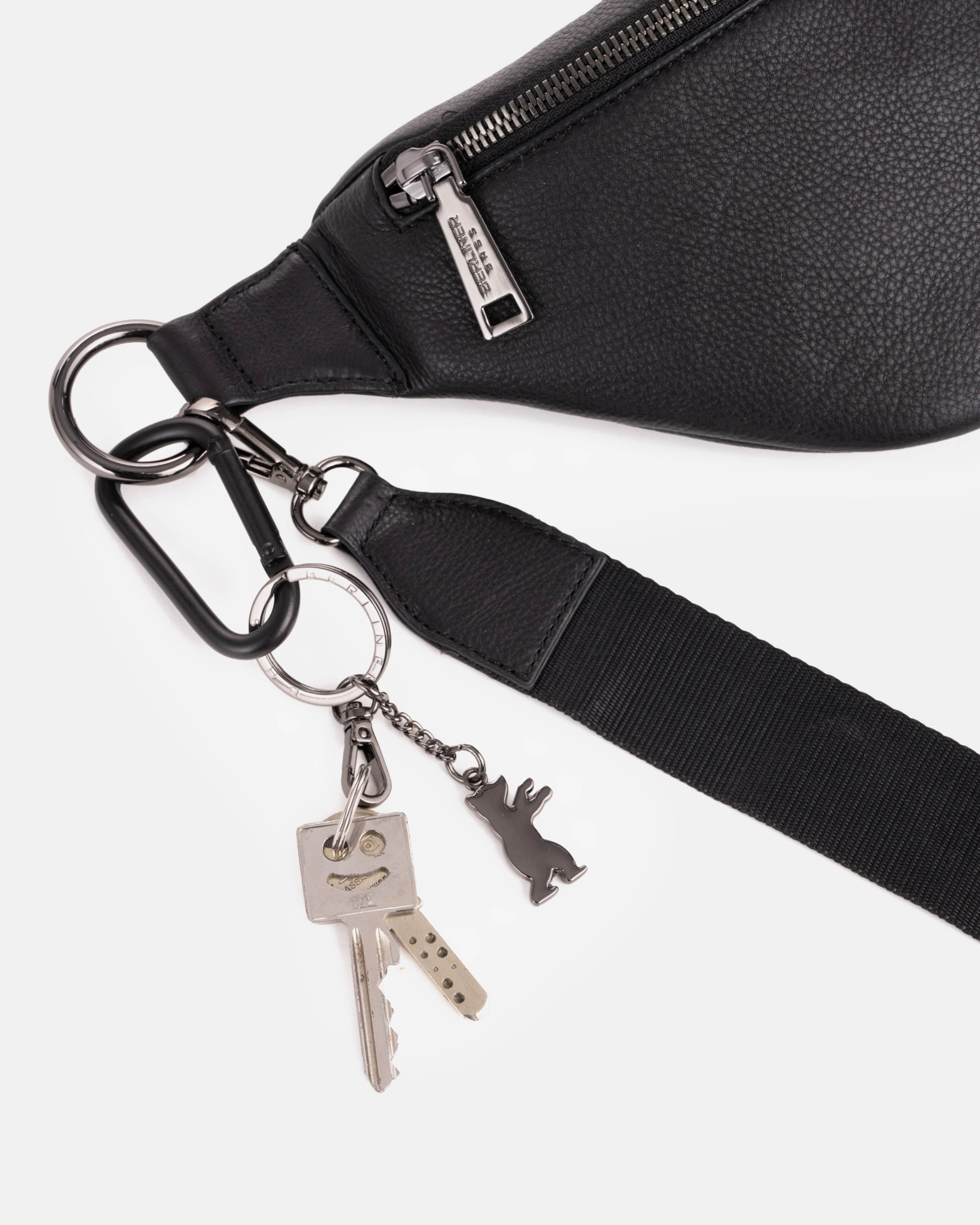 berliner-mona-m-sac-banane-cuir-noir-taille-m image 6