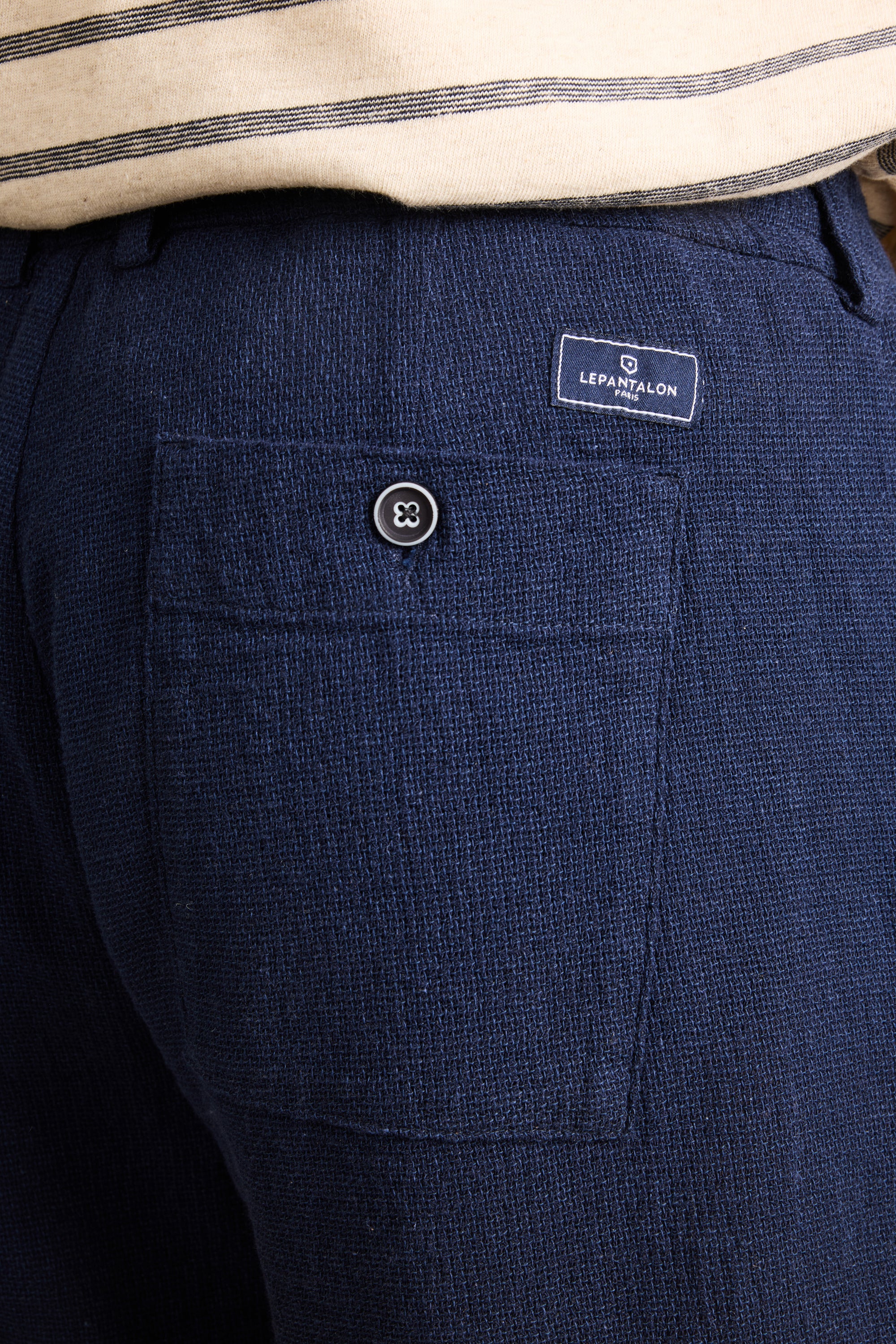 le-pantalon-bermuda-a-r-indigo-coton-lin-taille-lastiqu-e image 3