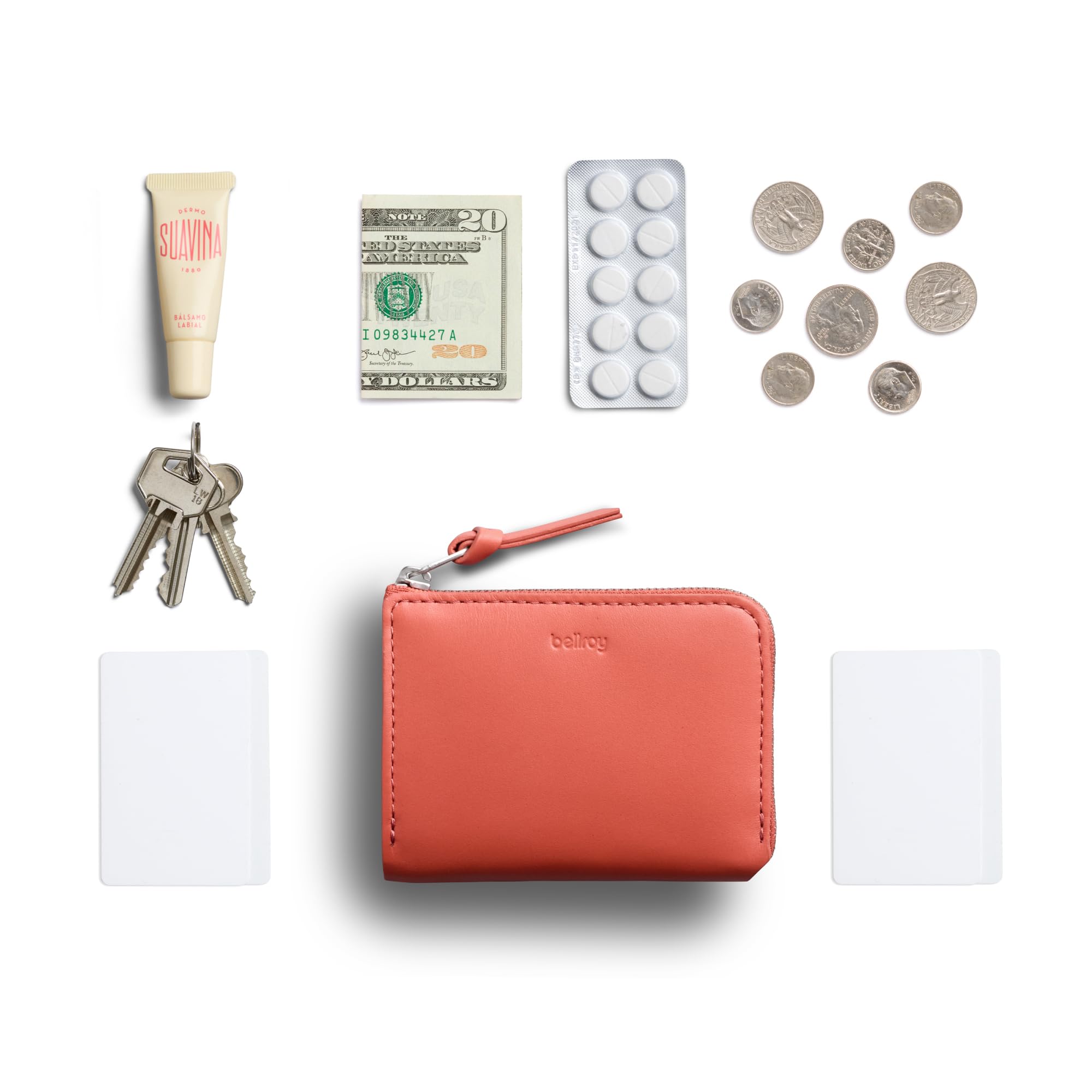 bellroy-l-pocket-portefeuille-zip-bloodorange-cuir-rfid image 7