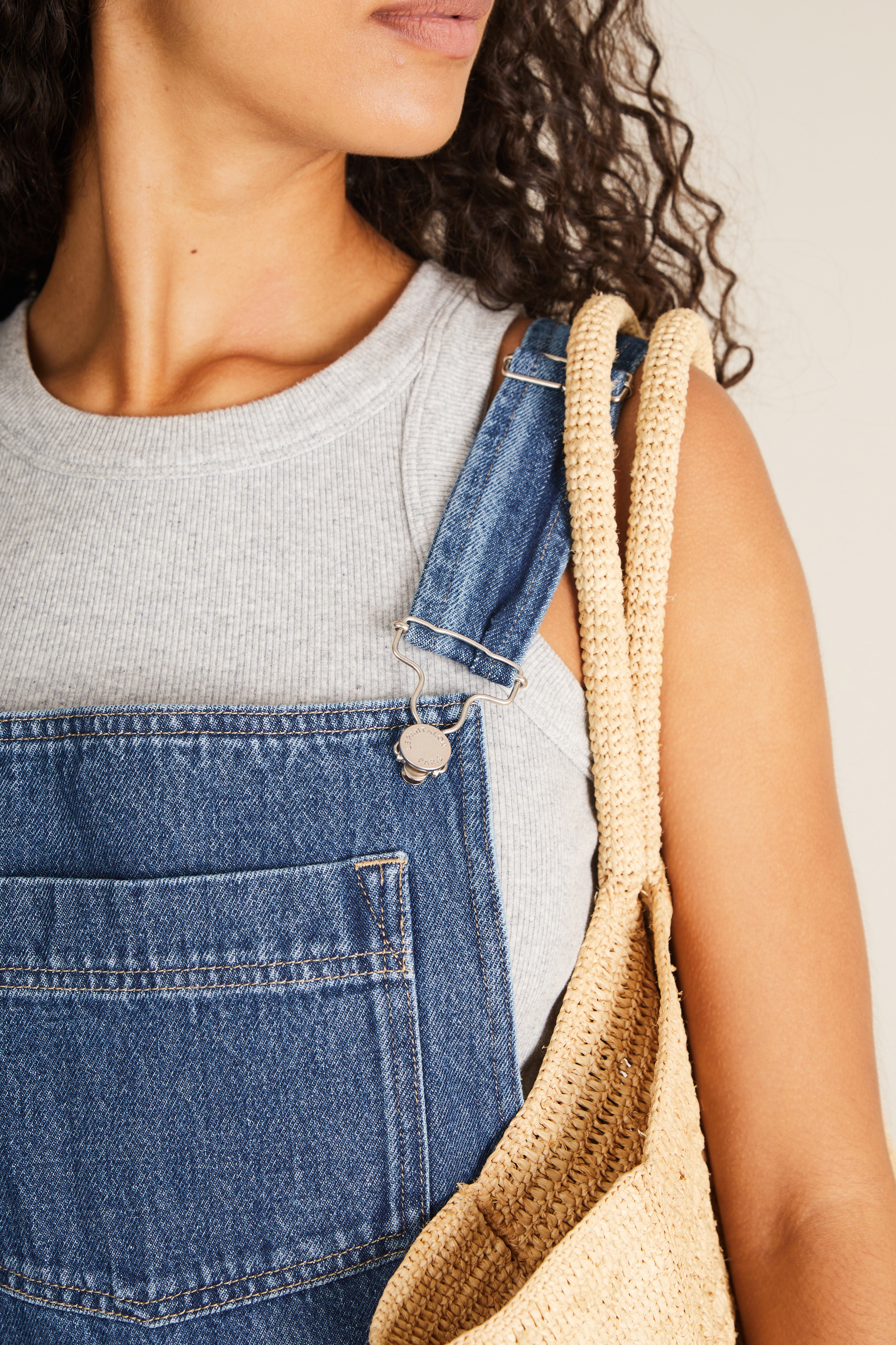 le-pantalon-salopettes-femme-salopette-bleue-coton-bio-droite image 2
