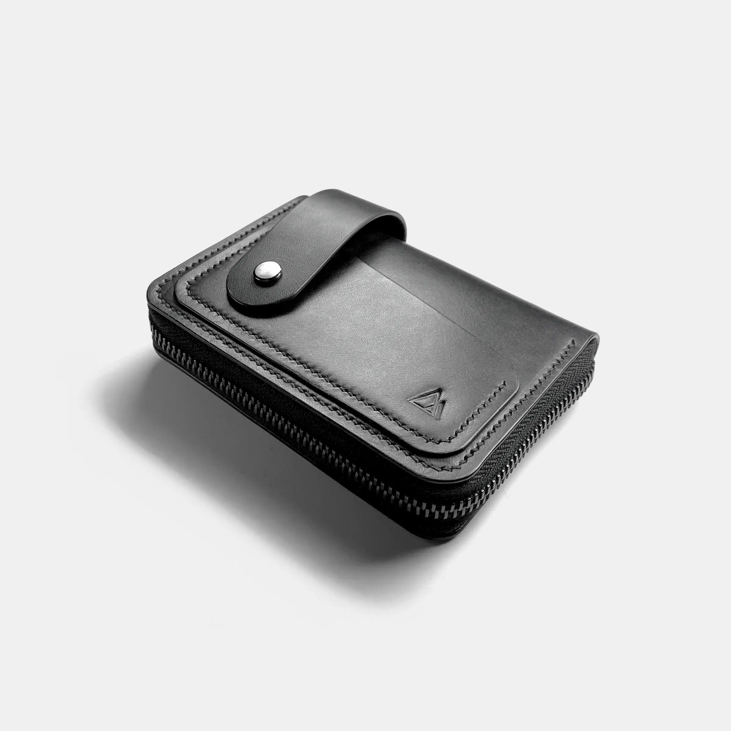 darksails-portefeuille-compact-zipp-cuir-noir-pleine-fleur image 3
