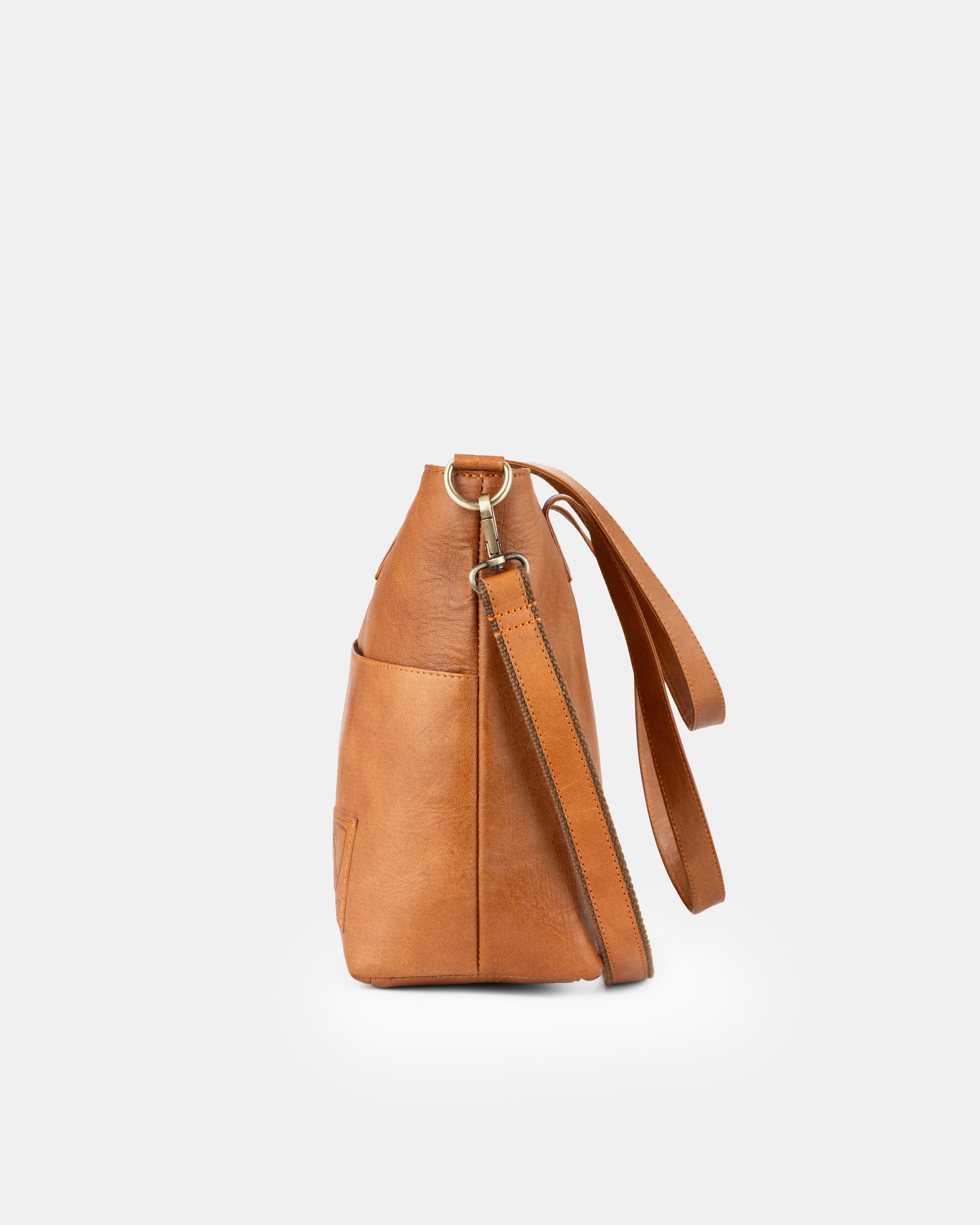 berliner-bags-julia-sac-main-marron-vintage-cuir image 5