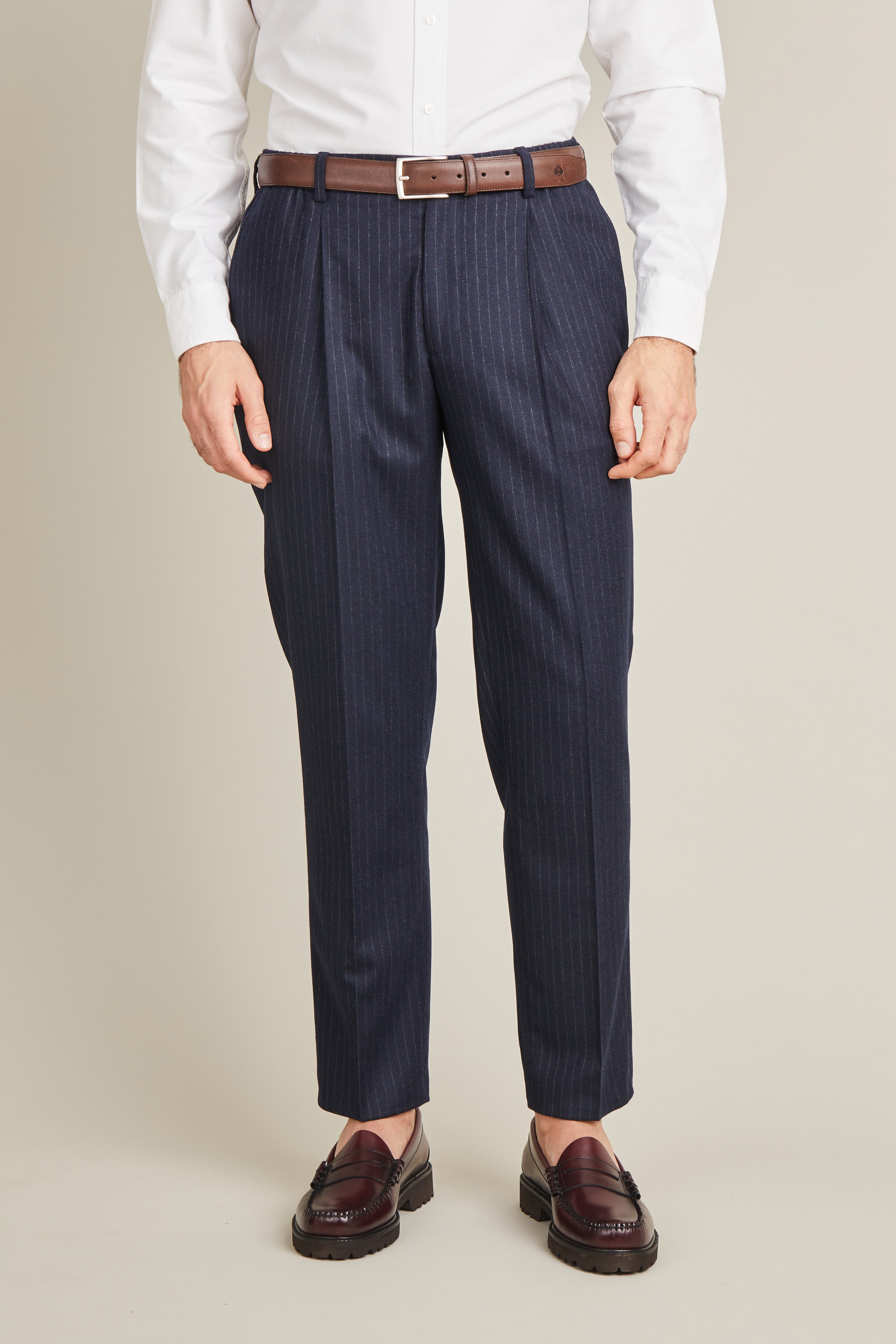le-pantalon-jogpant-flanelle-pantalon-laine-marine image 8