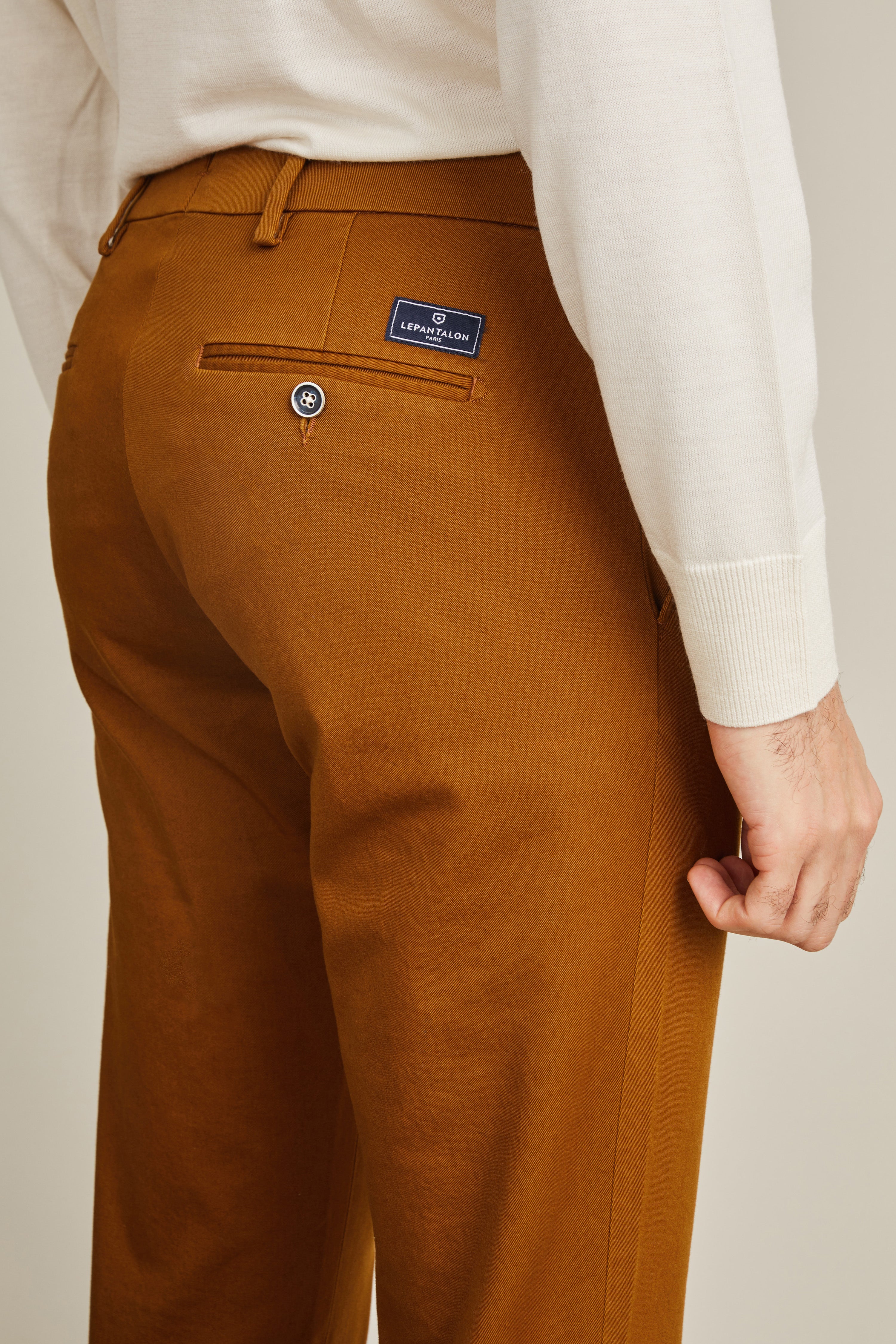 le-pantalon-chinos-homme-fm-lpc-26-pantalon-camel image 5