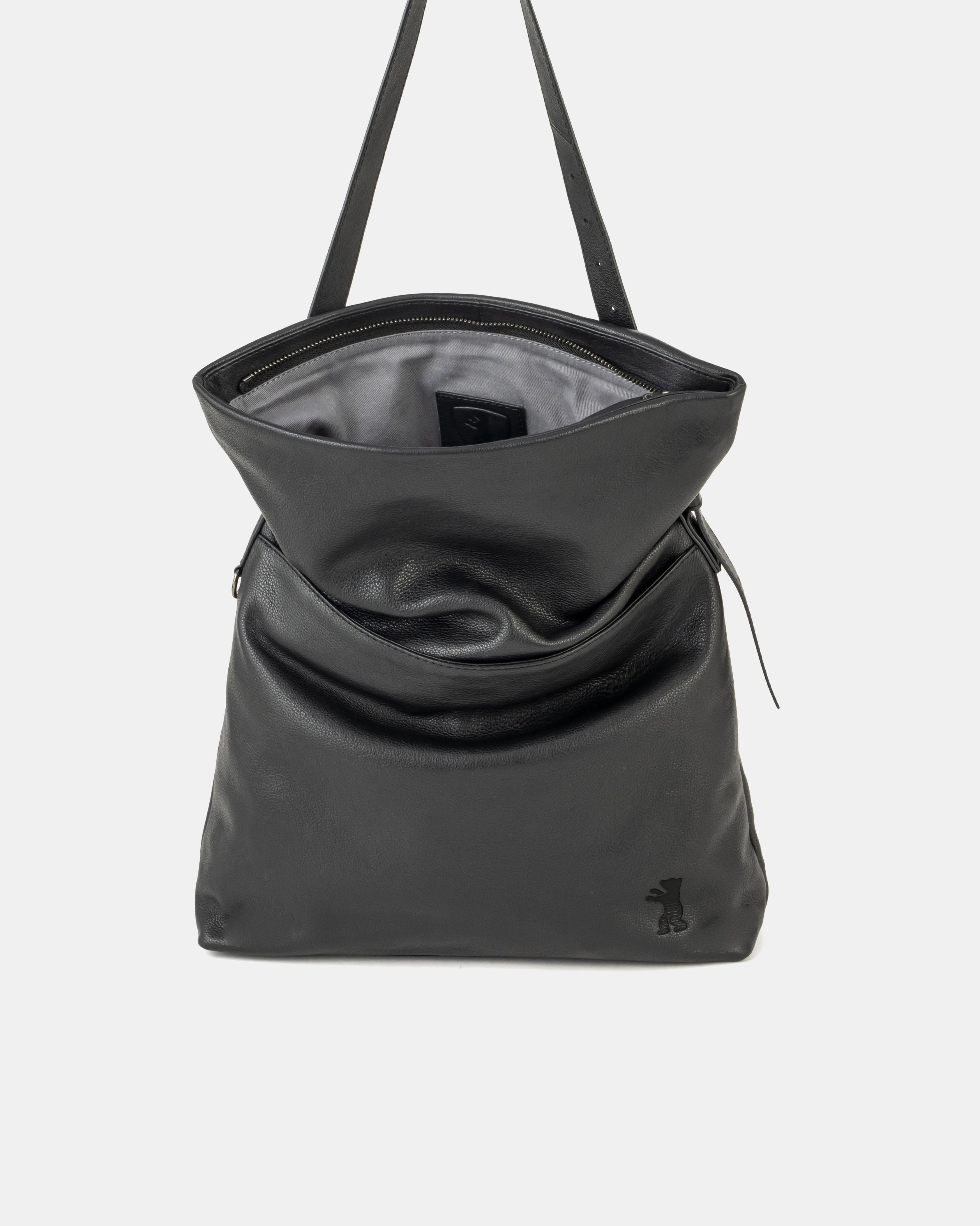 berliner-bags-nancy-sac-shopper-cuir-noir image 3