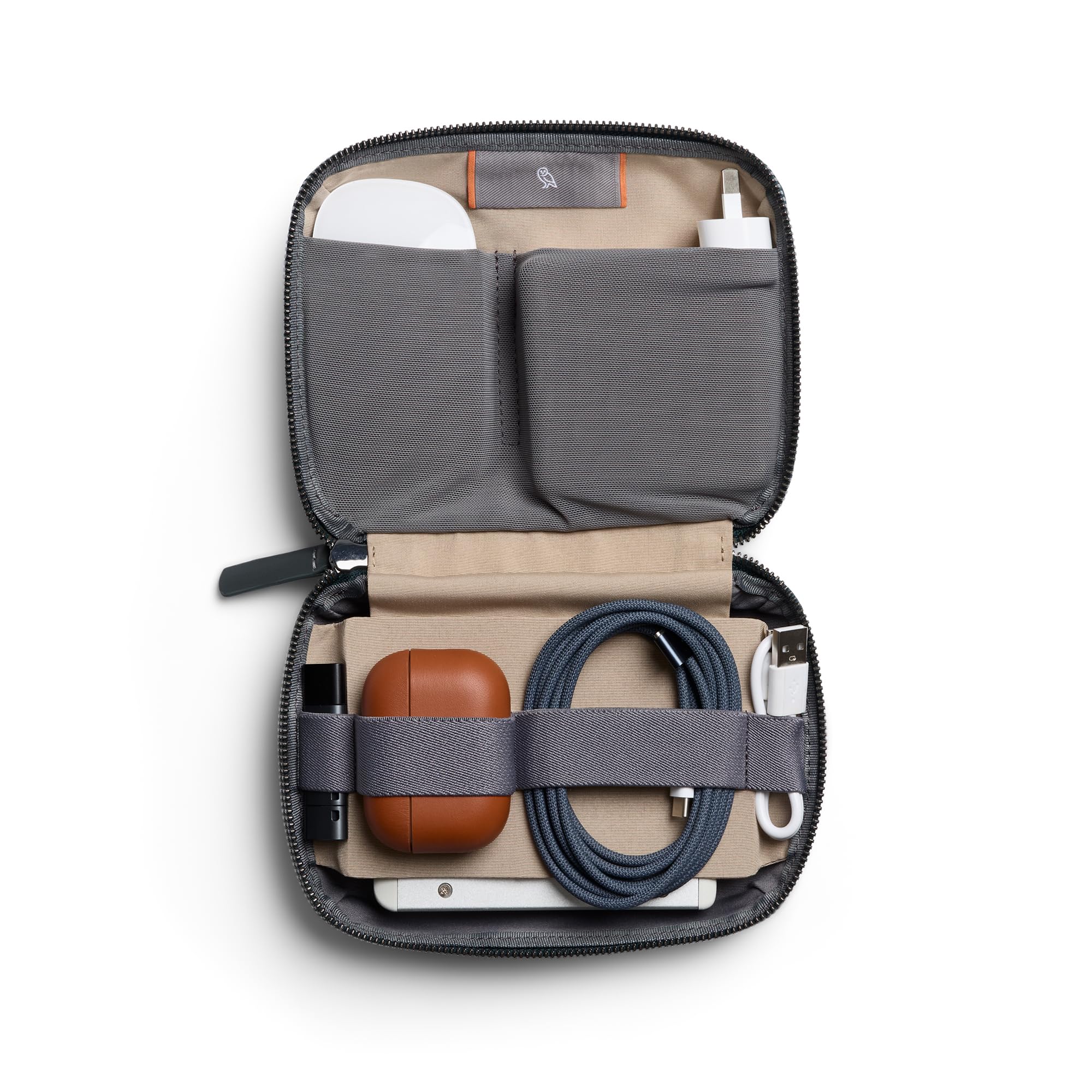 bellroy-tech-kit-compact-trousse-everglade-tissu-recycl image 2