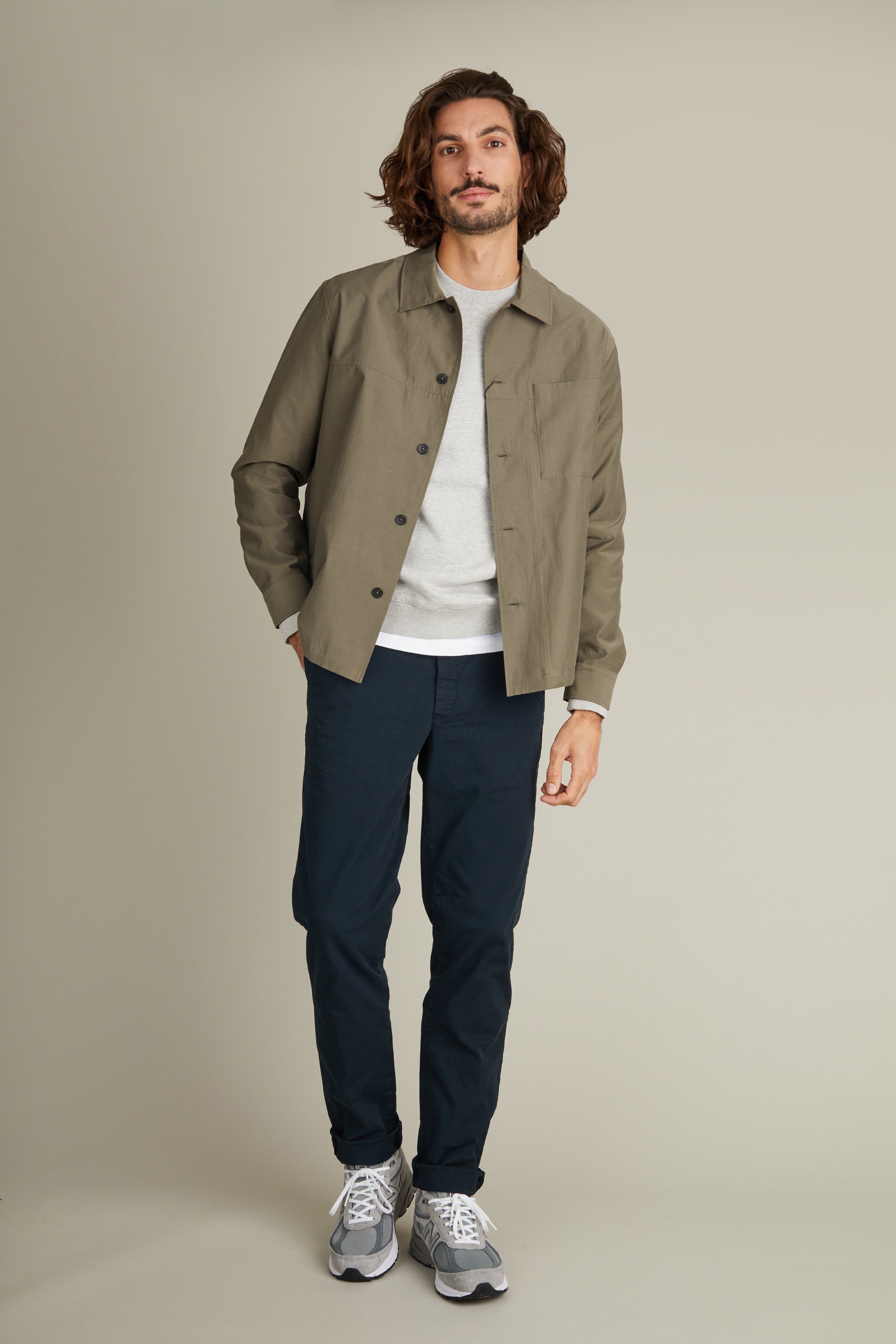 le-pantalon-chinos-homme-chino-sport-bleu-marine-carotte image 5