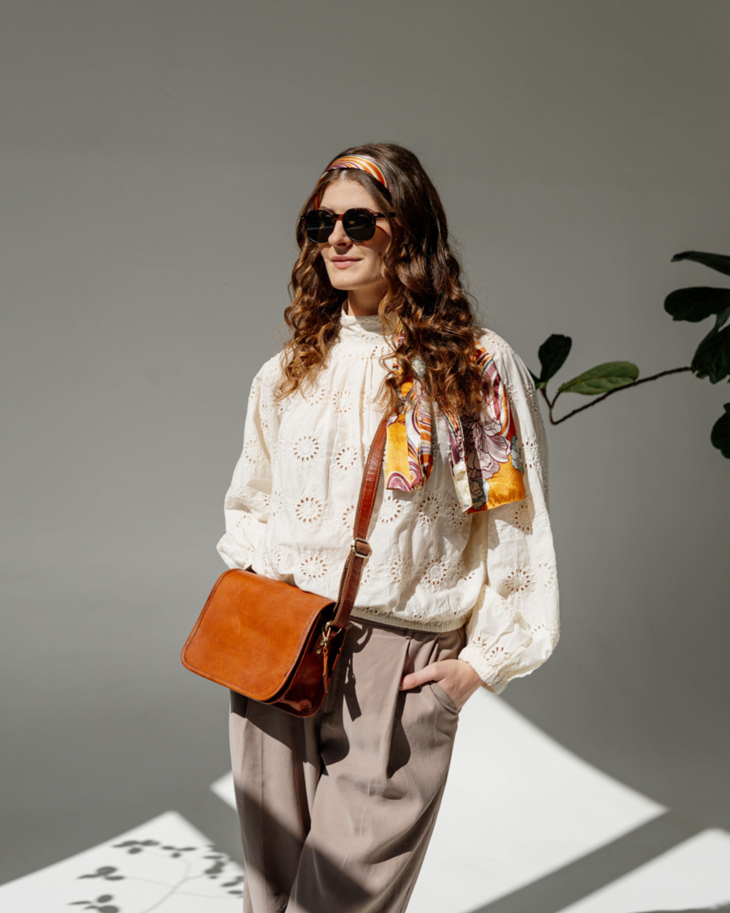 berliner-bags-lisbon-xs-sac-paule-marron-vintage-cuir image 2