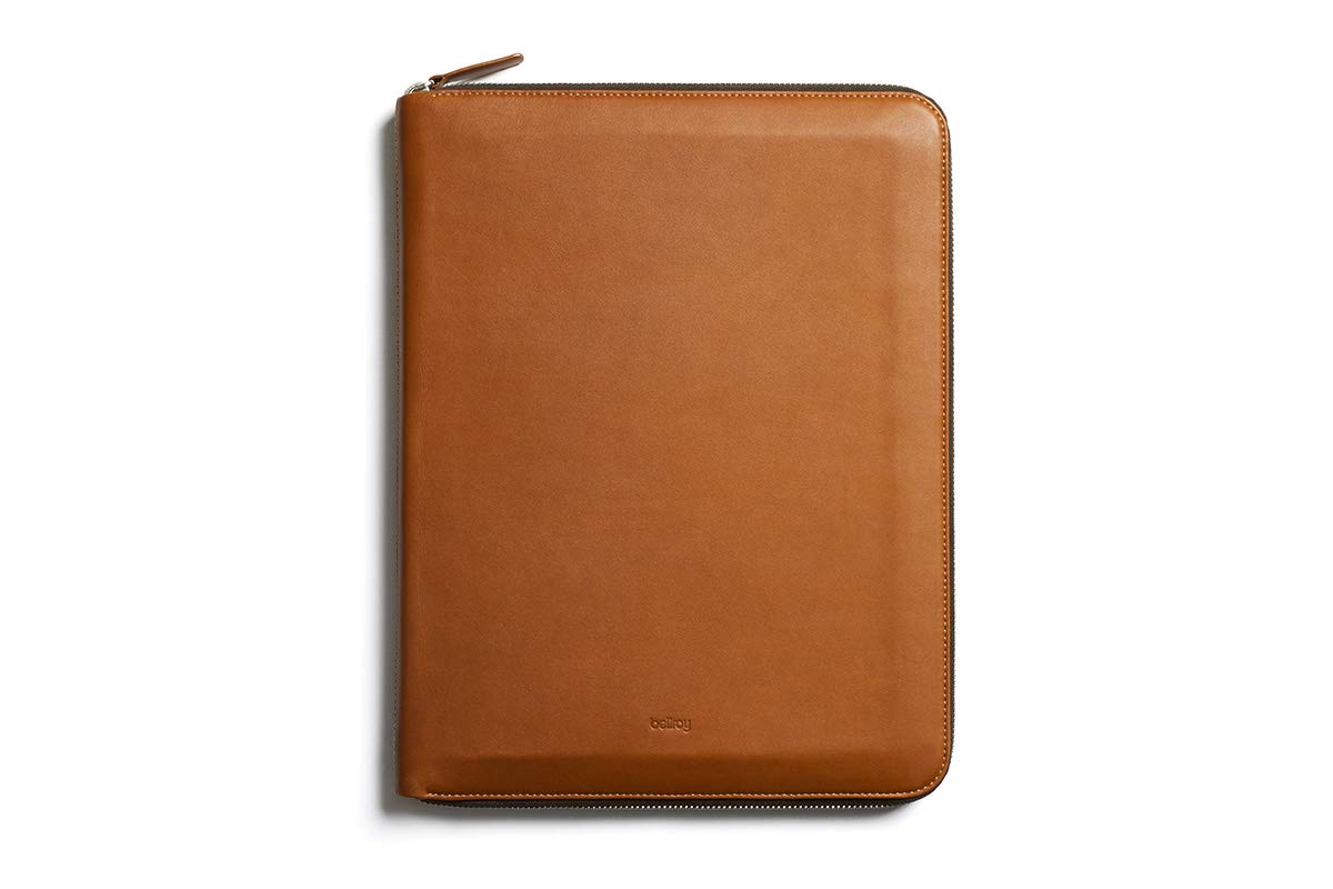 bellroy-work-folio-a4-porte-documents-cuir-caramel image 1