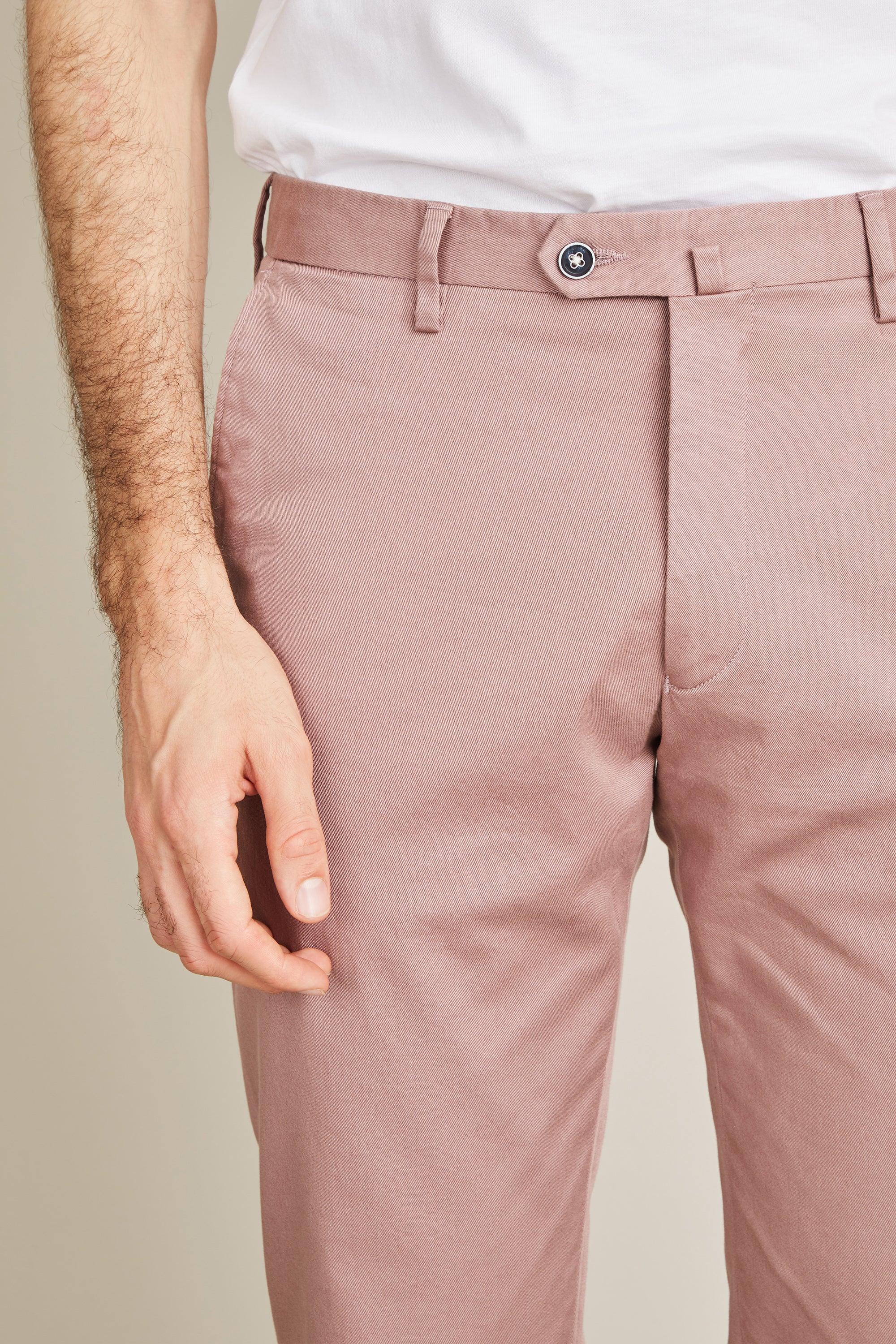 le-pantalon-chinos-homme-chino-bois-de-rose-chino-rose-coton image 2