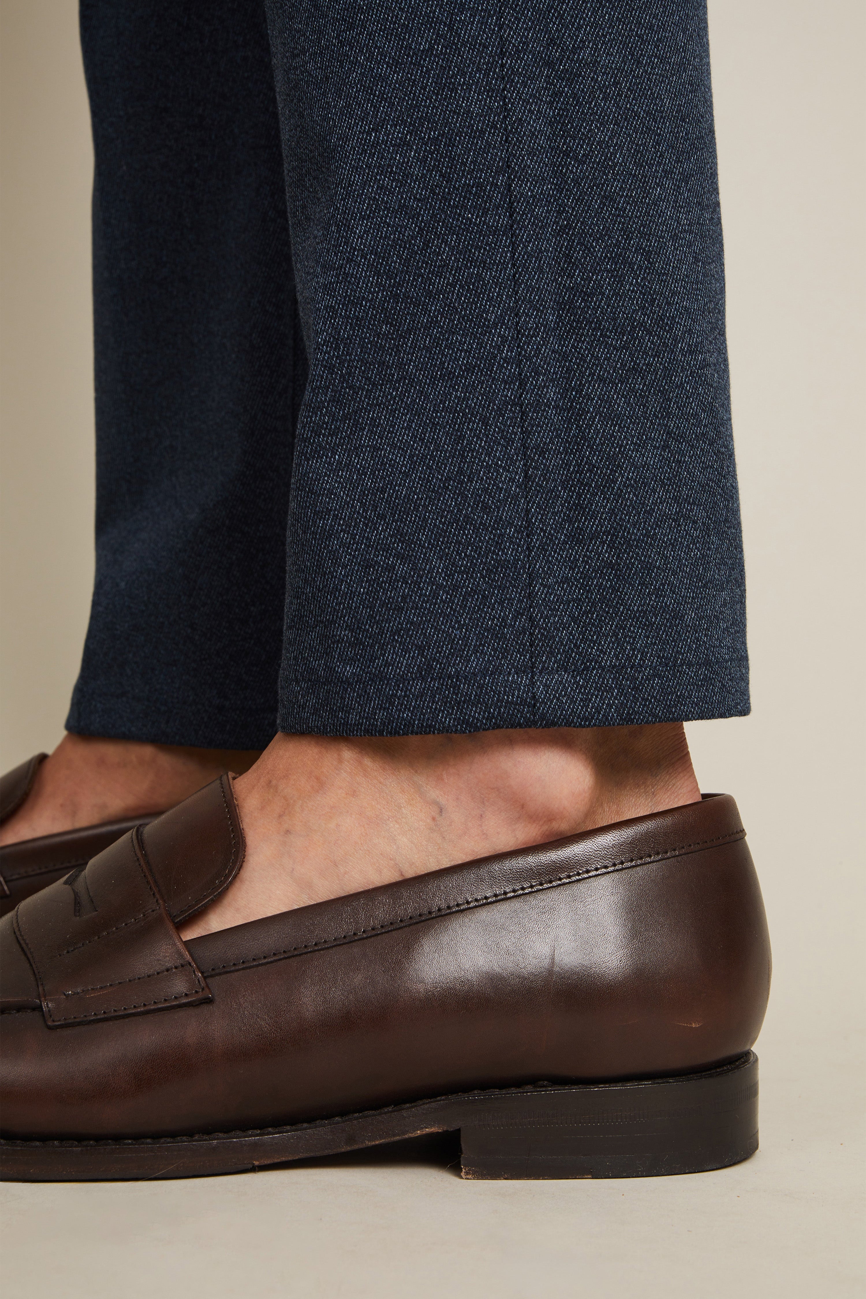 le-pantalon-flanelle-double-pinces-pantalon-bleu-whipcord image 8