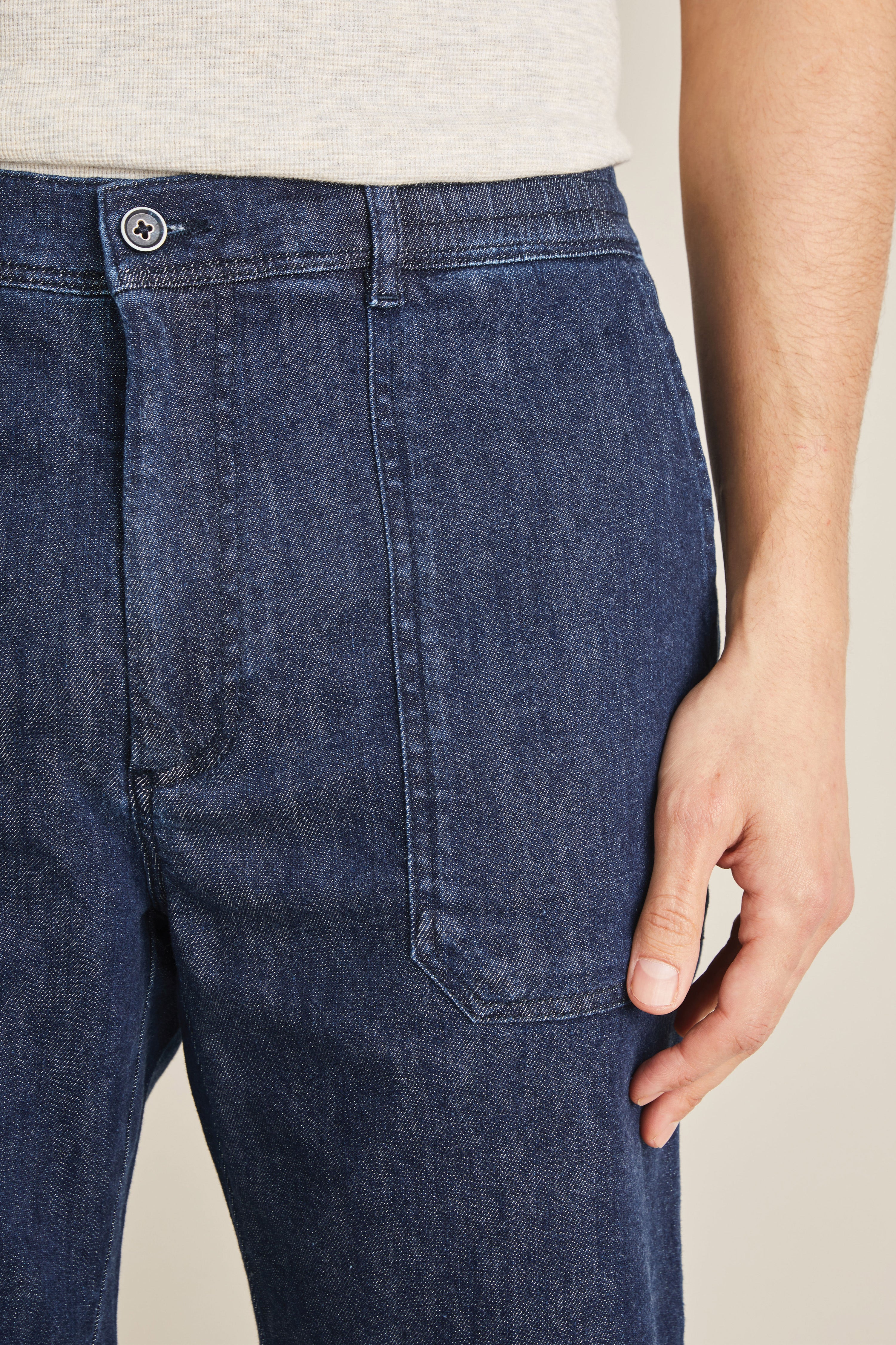 le-pantalon-bermudas-homme-fatigue-short-bleu-stone-stretch image 2