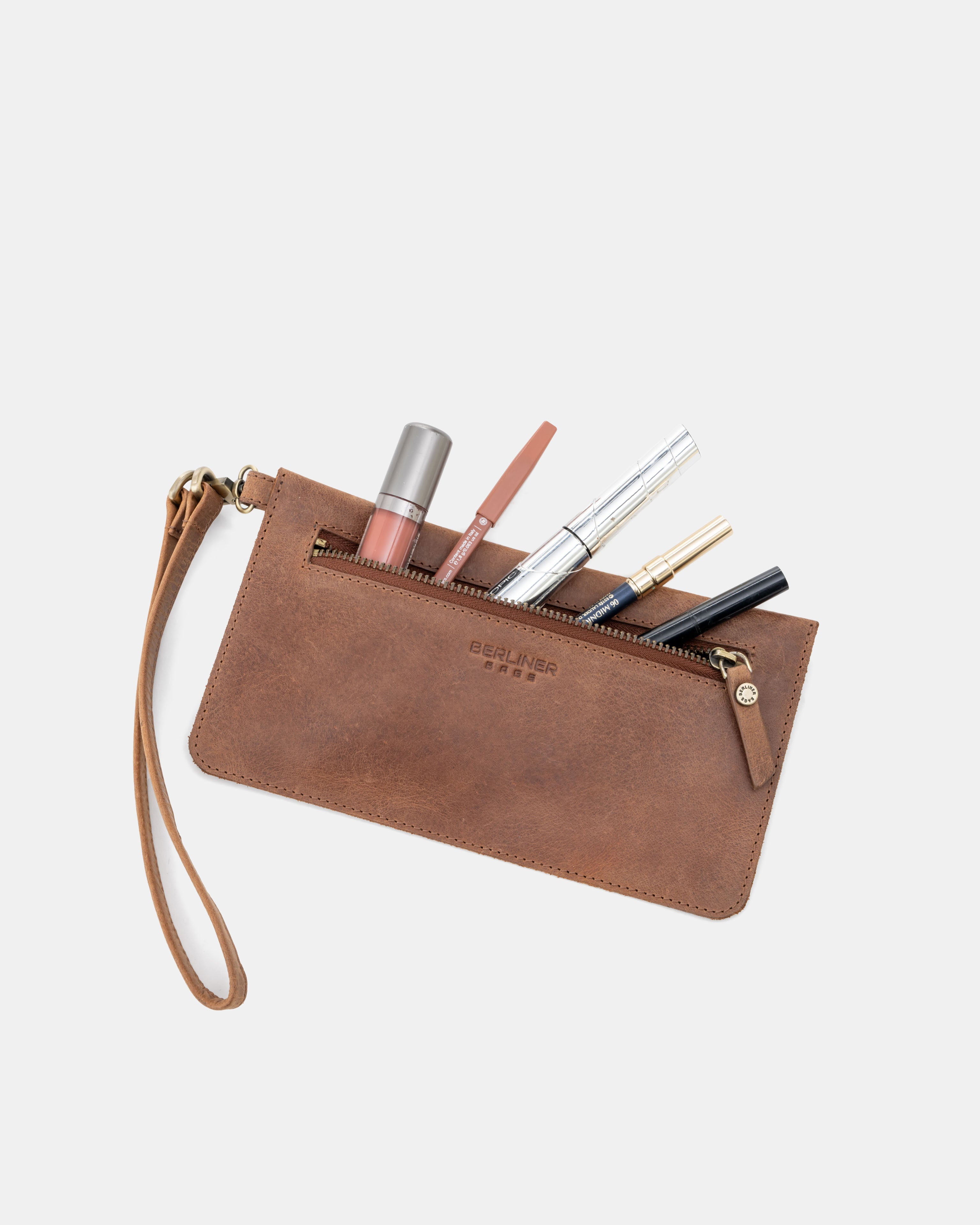 berliner-bags-lou-pochette-cuir-camel-multiusage-bracelet image 4