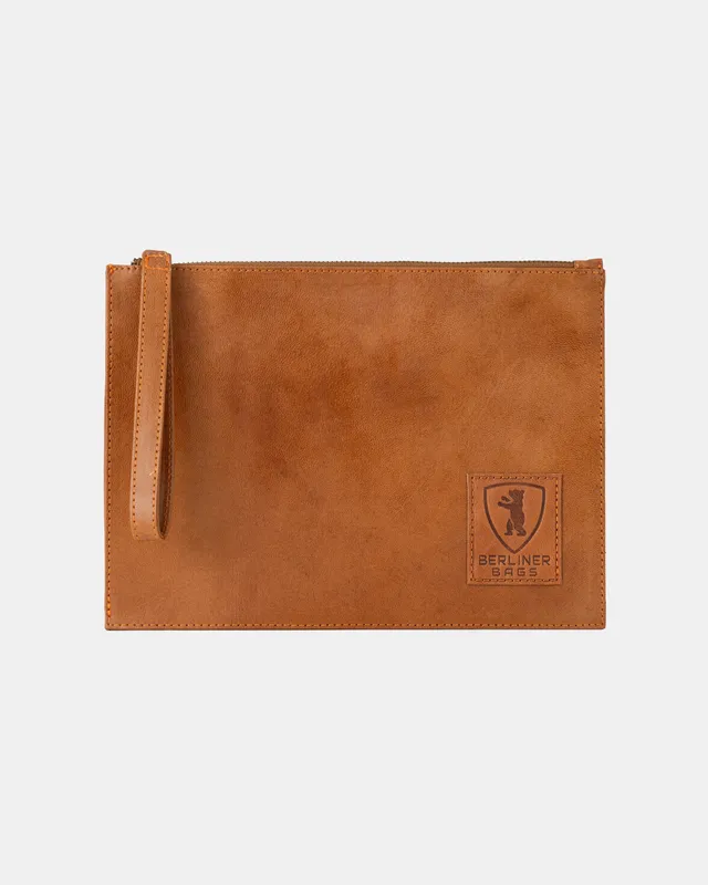 berliner-bags-dirk-pochette-documents-marron-vintage-cuir image 1