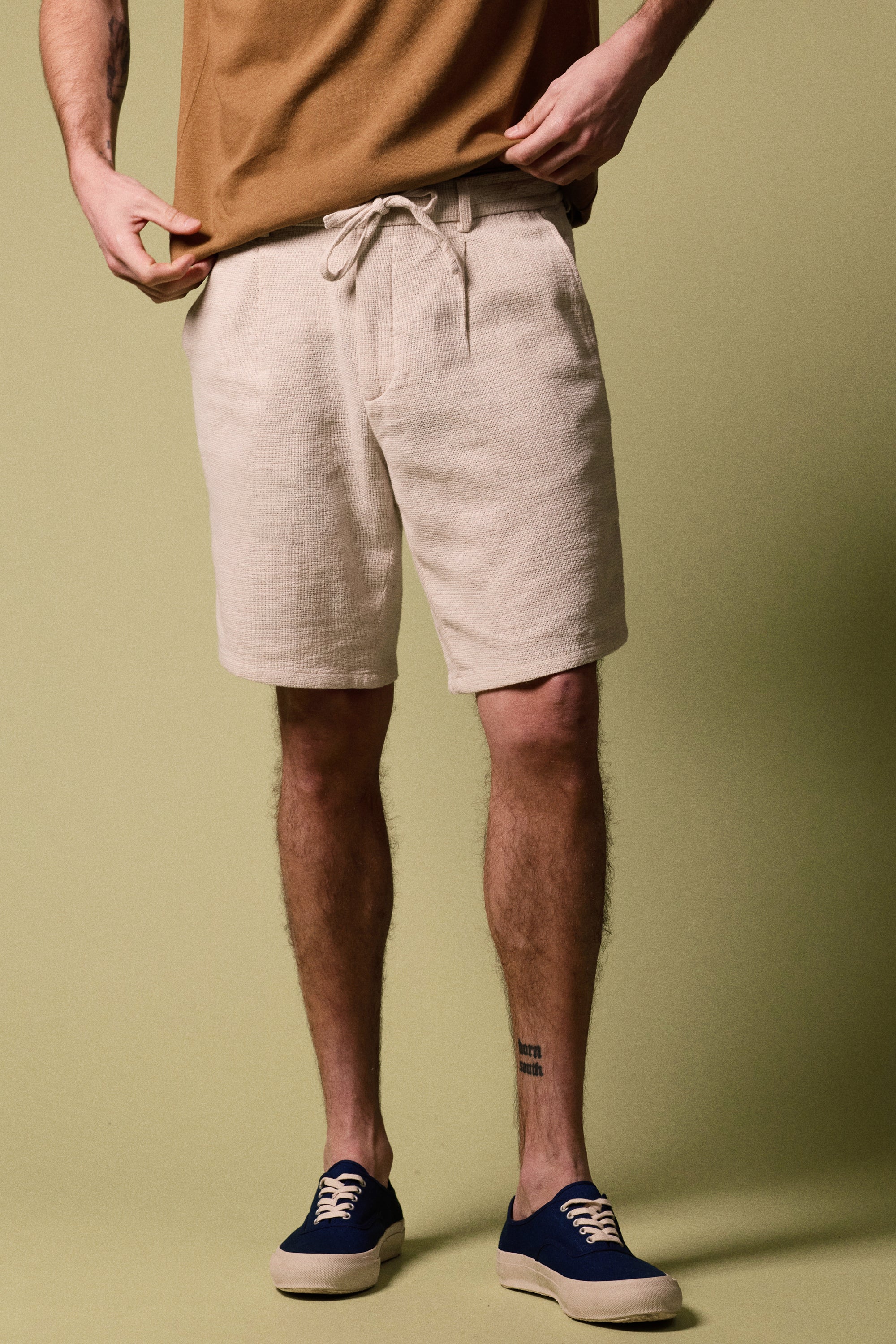 le-pantalon-bermudas-homme-bermuda-a-r-cru-coton-lin image 3