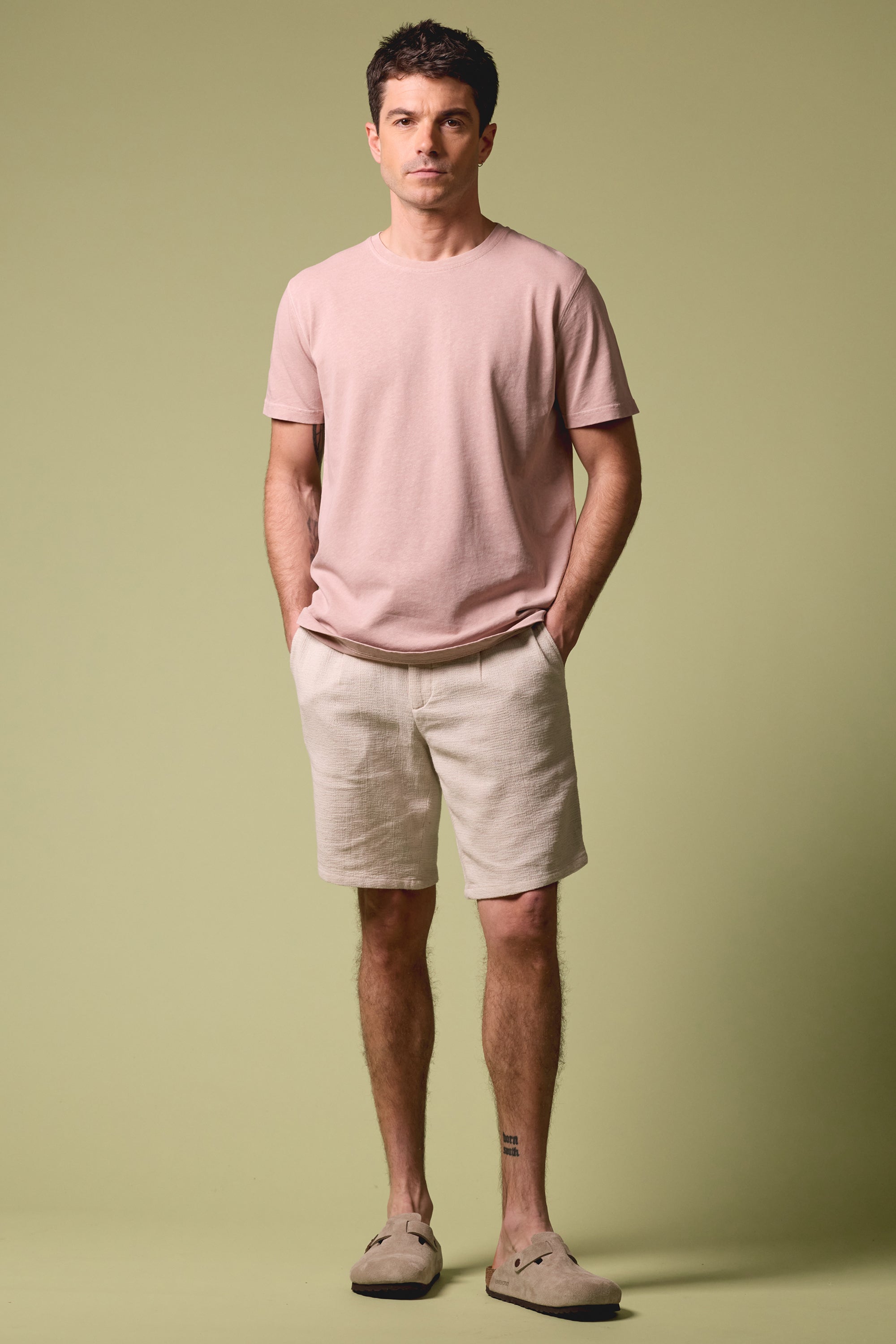 le-pantalon-t-shirt-coton-lin-vieux-rose-homme-coupe-droite image 6