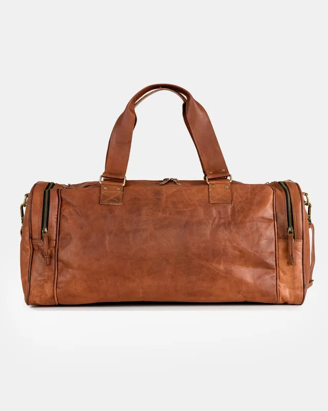 berliner-bags-bergen-sac-voyage-cuir-vintage-brown image 1