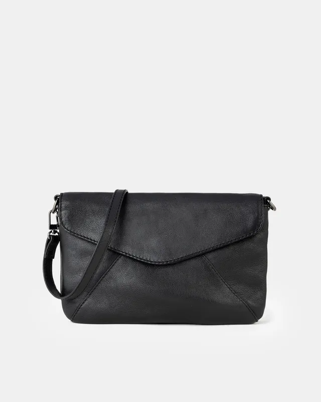 berliner-bags-eva-pochette-bandouli-re-noir-enveloppe image 1