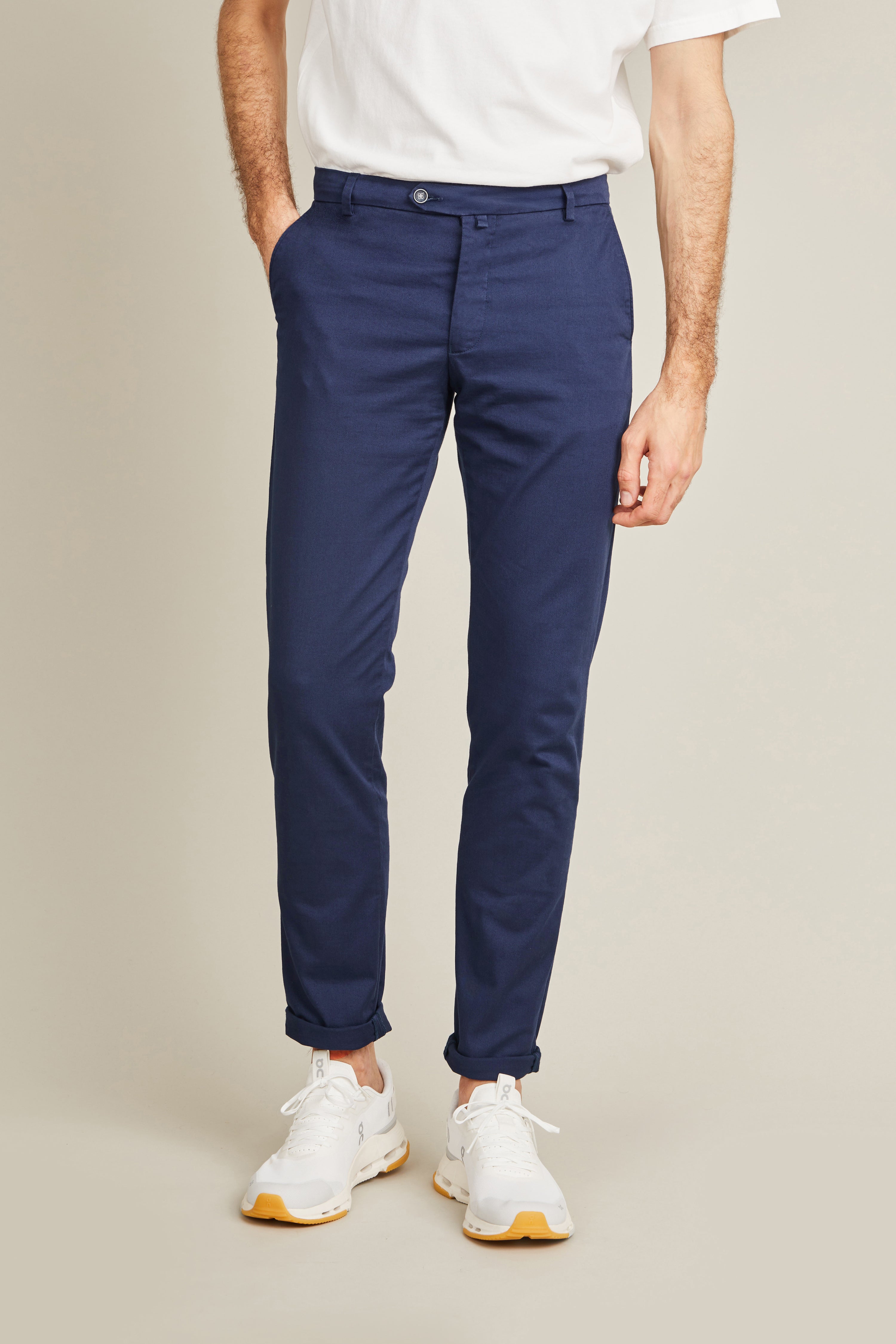 le-pantalon-chino-fm-lpc-24-pantalon-homme-bleu-roi-coton image 1