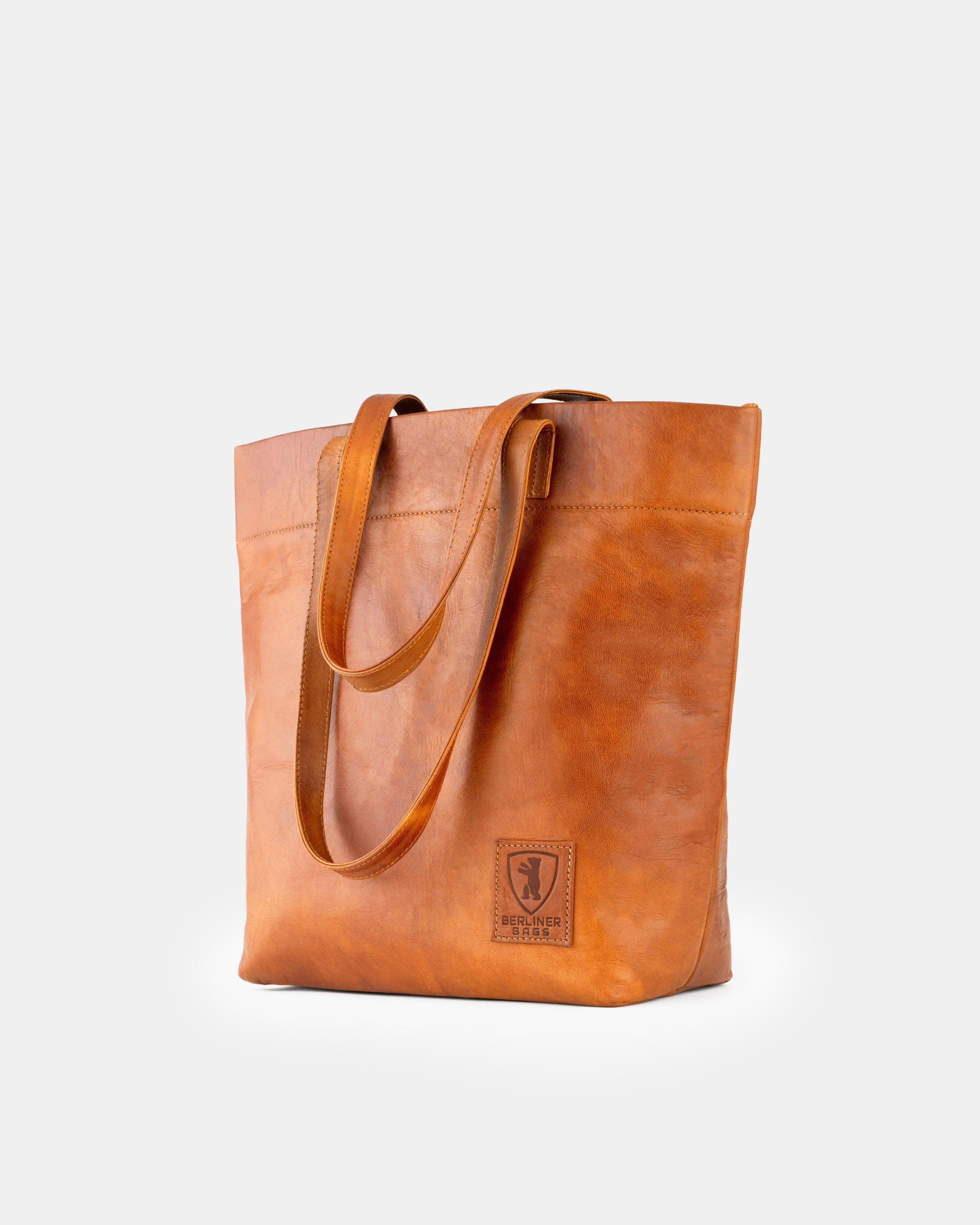 berliner-bags-cassie-sac-main-marron-vintage-cuir image 6