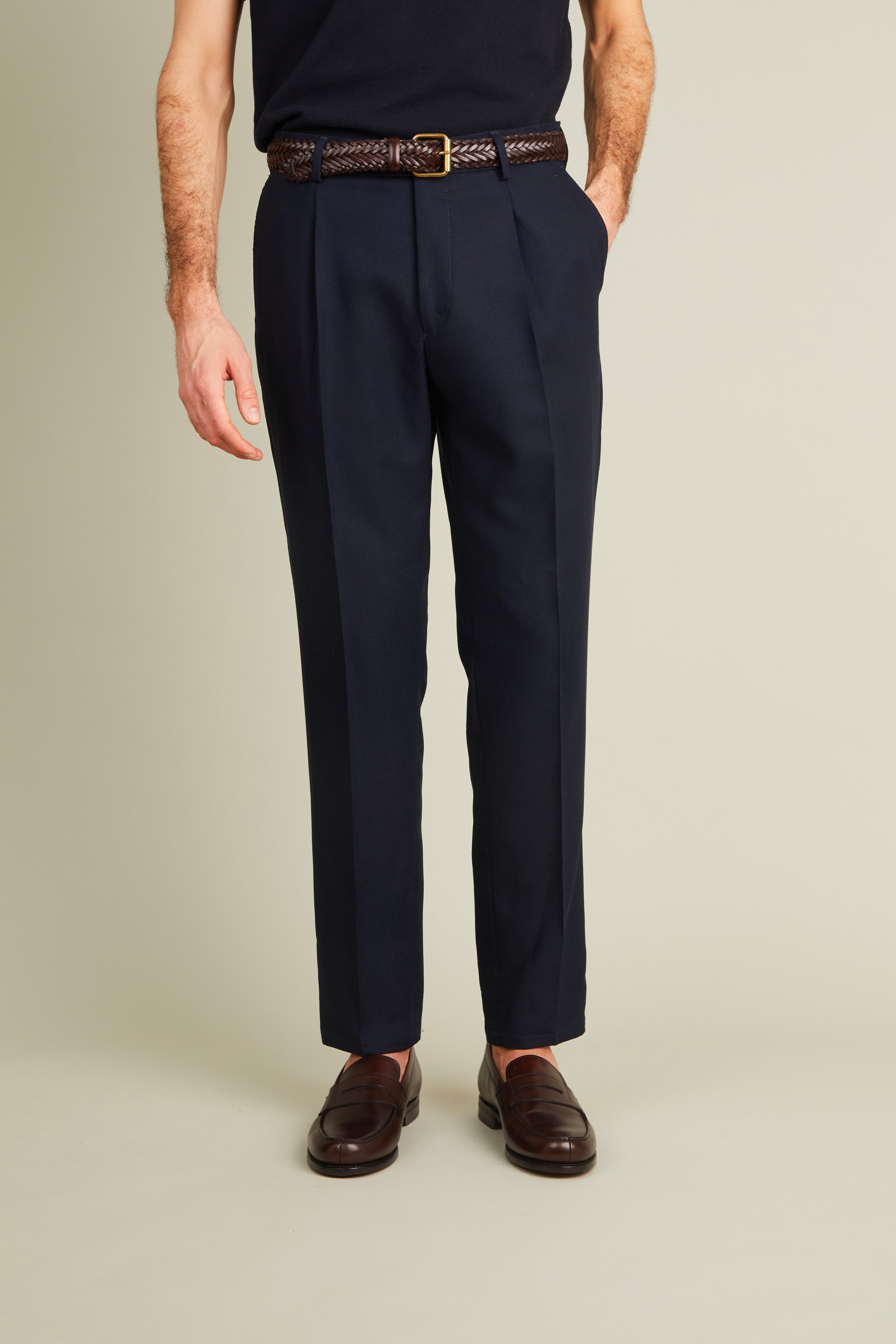 le-pantalon-travel-pantalon-bleu-marine-100-laine-infroissable image 8
