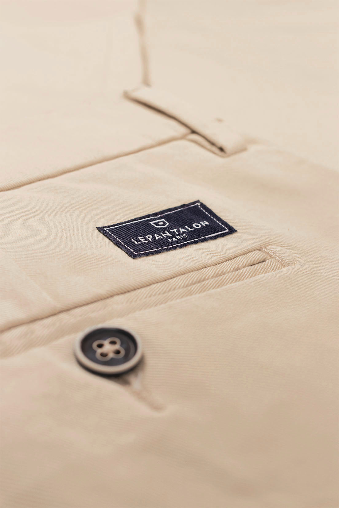 le-pantalon-chinos-homme-chino-beige-clair-coton-stretch image 6