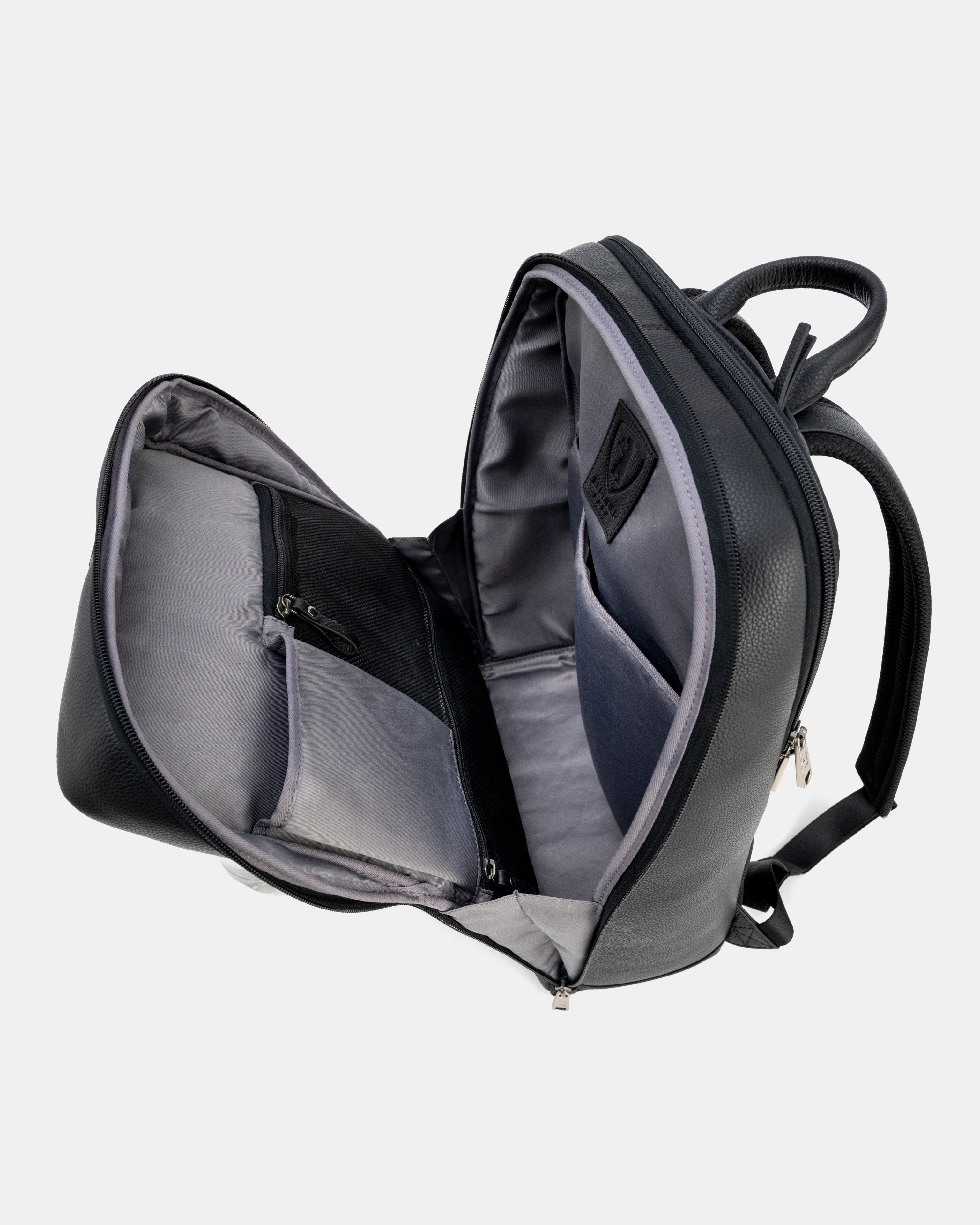 berliner-bags-helsinki-sac-dos-cuir-noir-minimaliste image 8