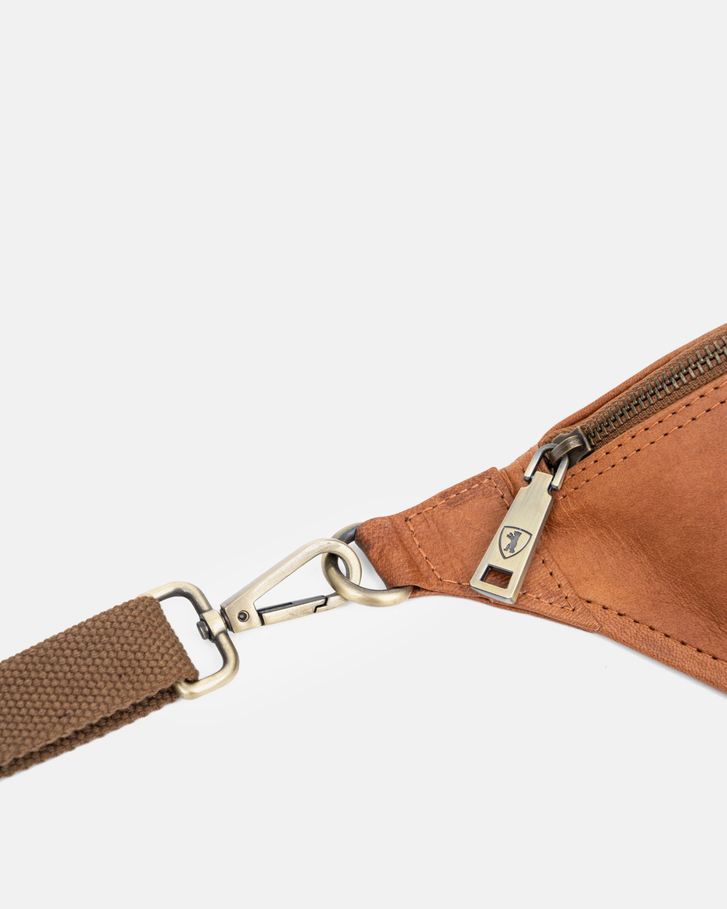 berliner-bags-kai-m-banane-cuir-marron-vintage-taille-m image 7