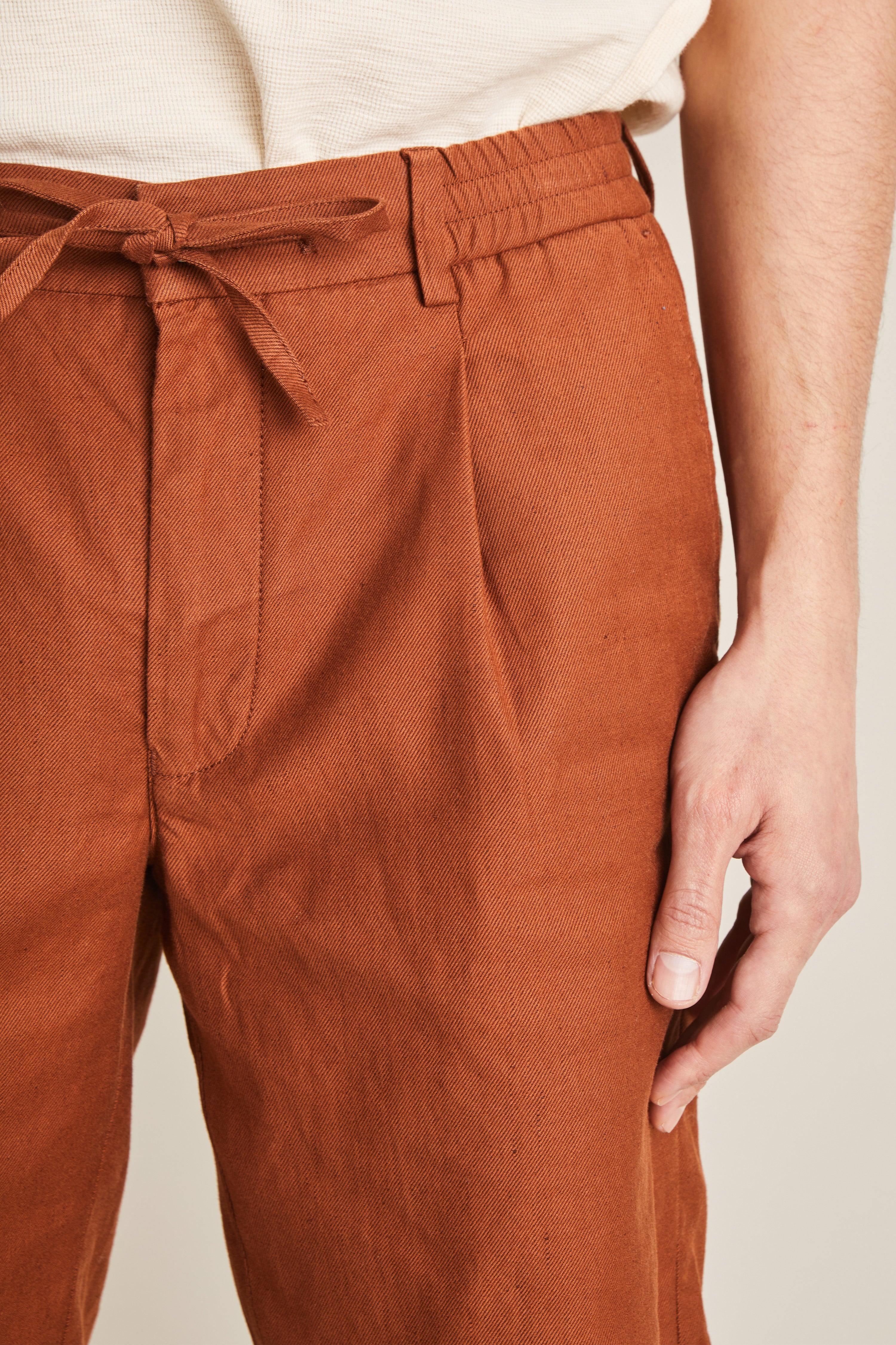 le-pantalon-bermuda-coton-lin-terracotta-short-homme-lastiqu image 6