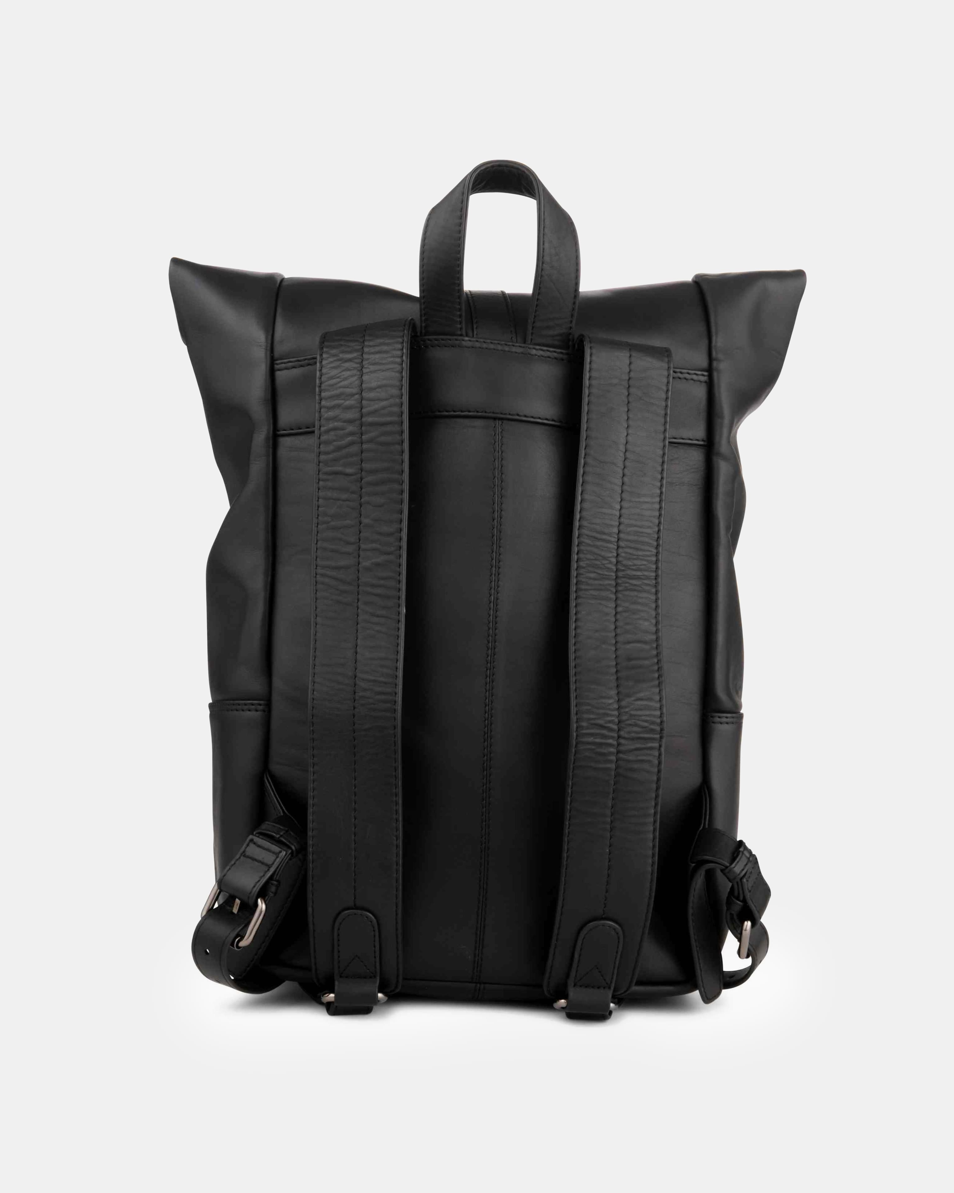berliner-bags-harlem-sac-dos-cuir-noir-ordinateur image 5