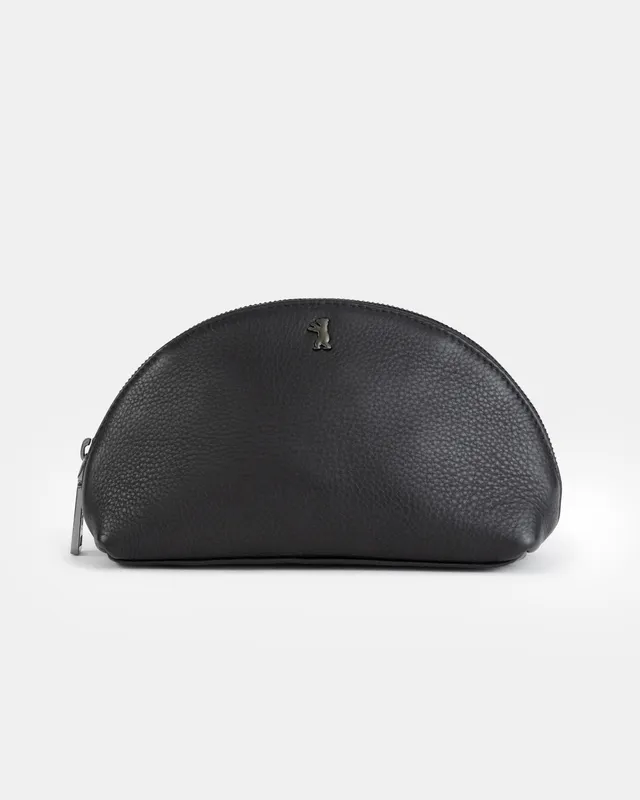 berliner-bags-zoe-trousse-toilette-cuir-noire-waterproof image 1