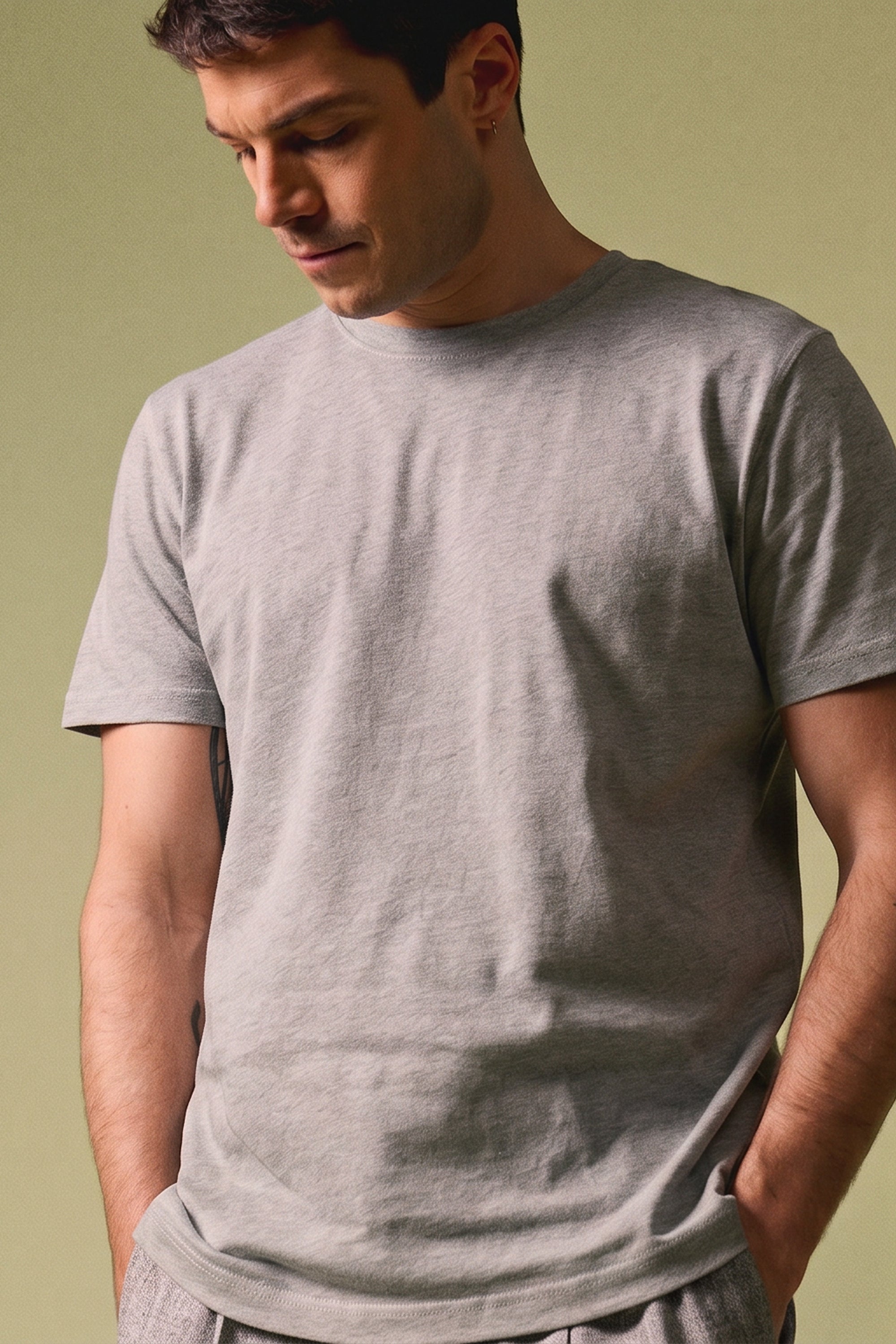 le-pantalon-t-shirts-homme-coton-pais-gris-chin-300g image 5