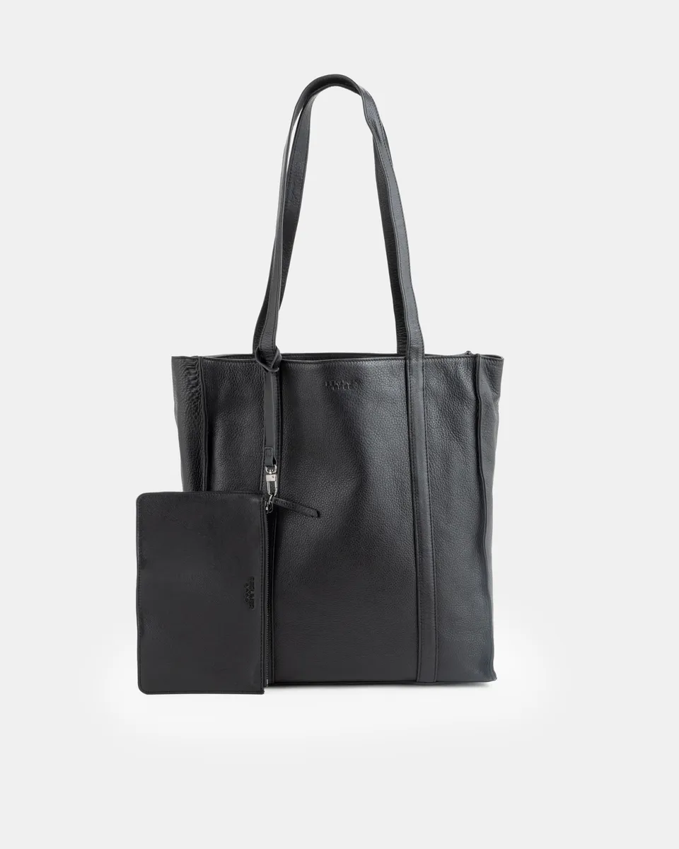 berliner-bags-kira-sac-shopper-cuir-noir image 1