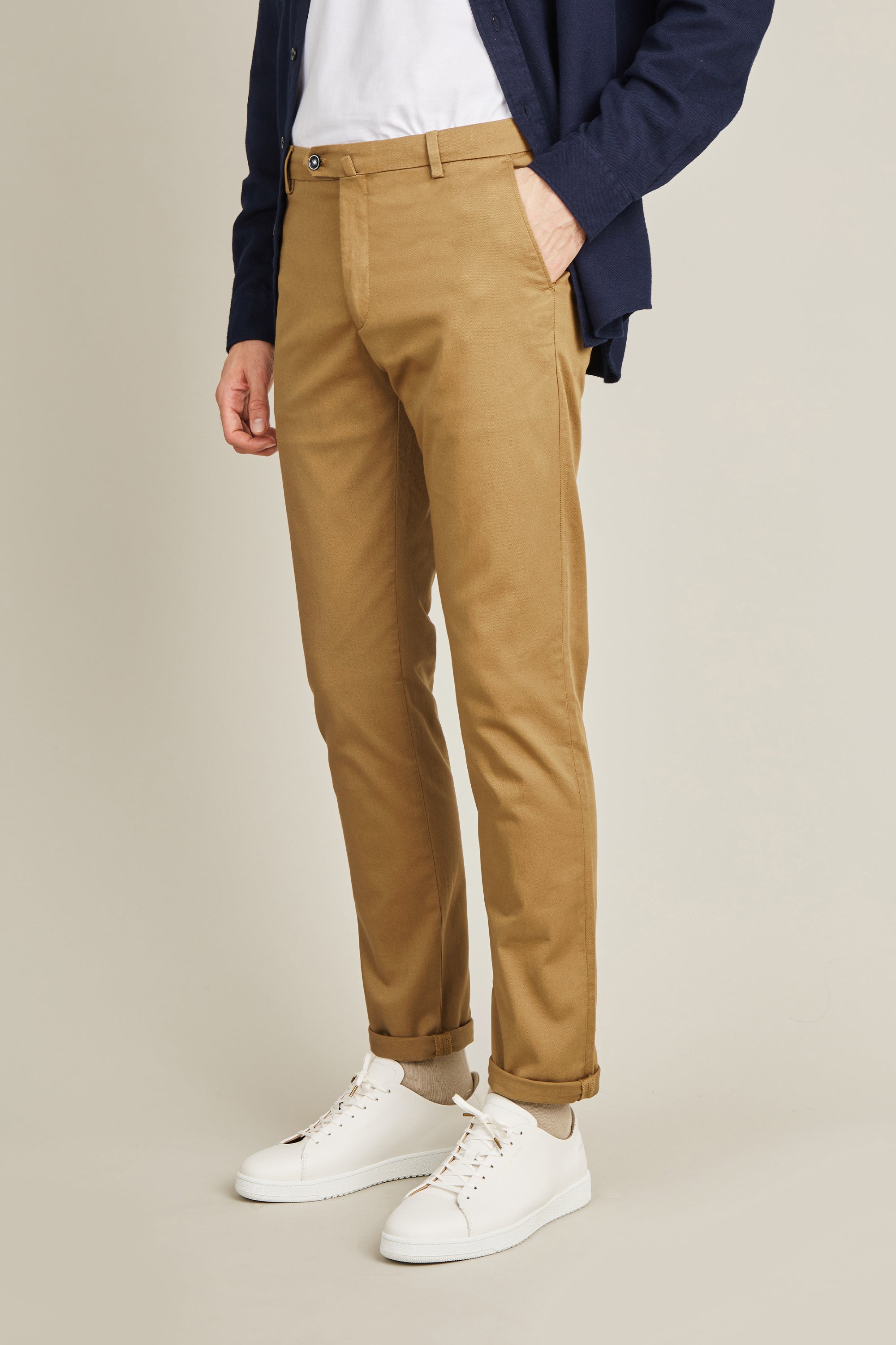 le-pantalon-chinos-fm-lpc-38-chino-beige-fonc-coton image 5