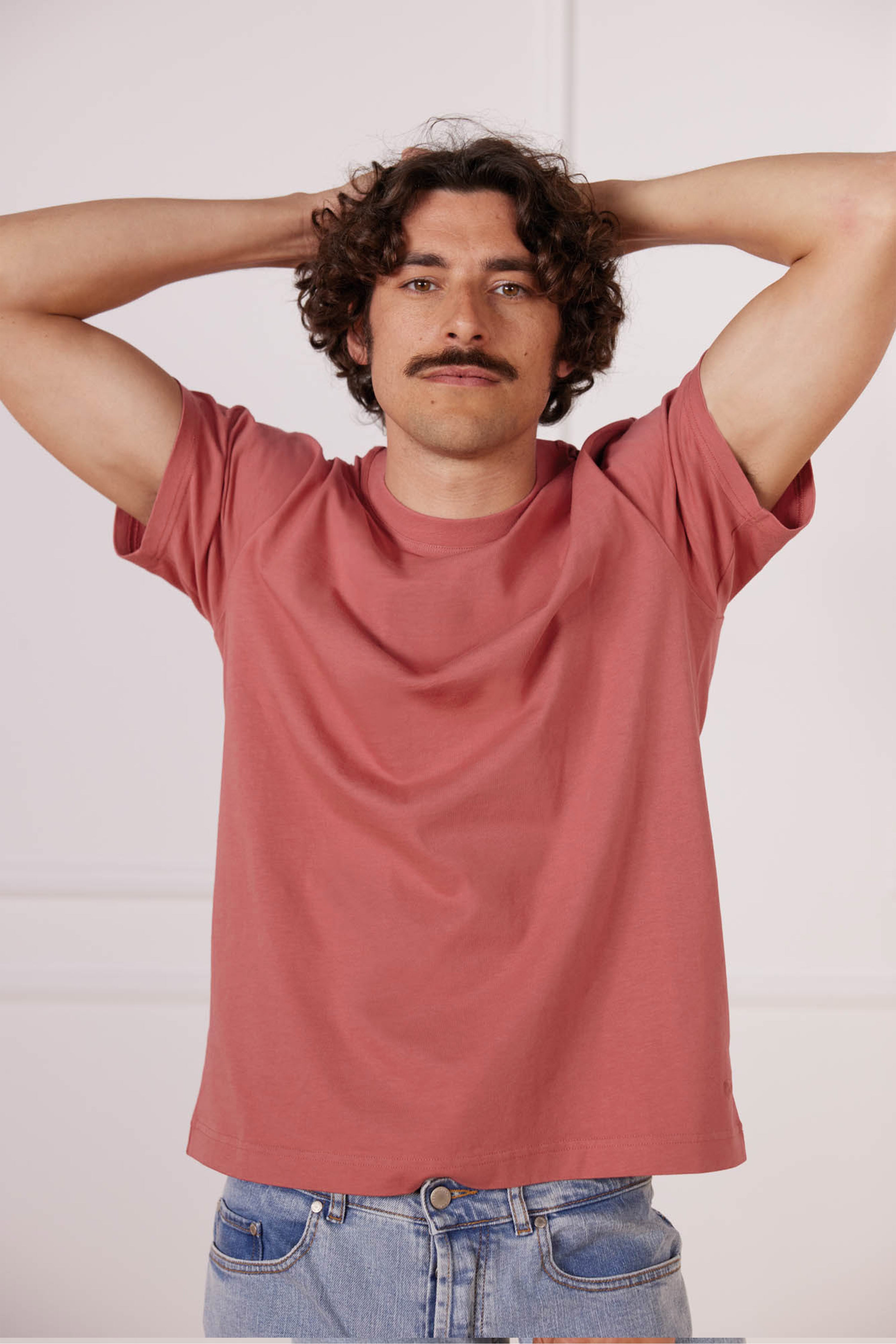 le-pantalon-t-shirts-homme-tee-shirt-saumon-coton-bio image 2