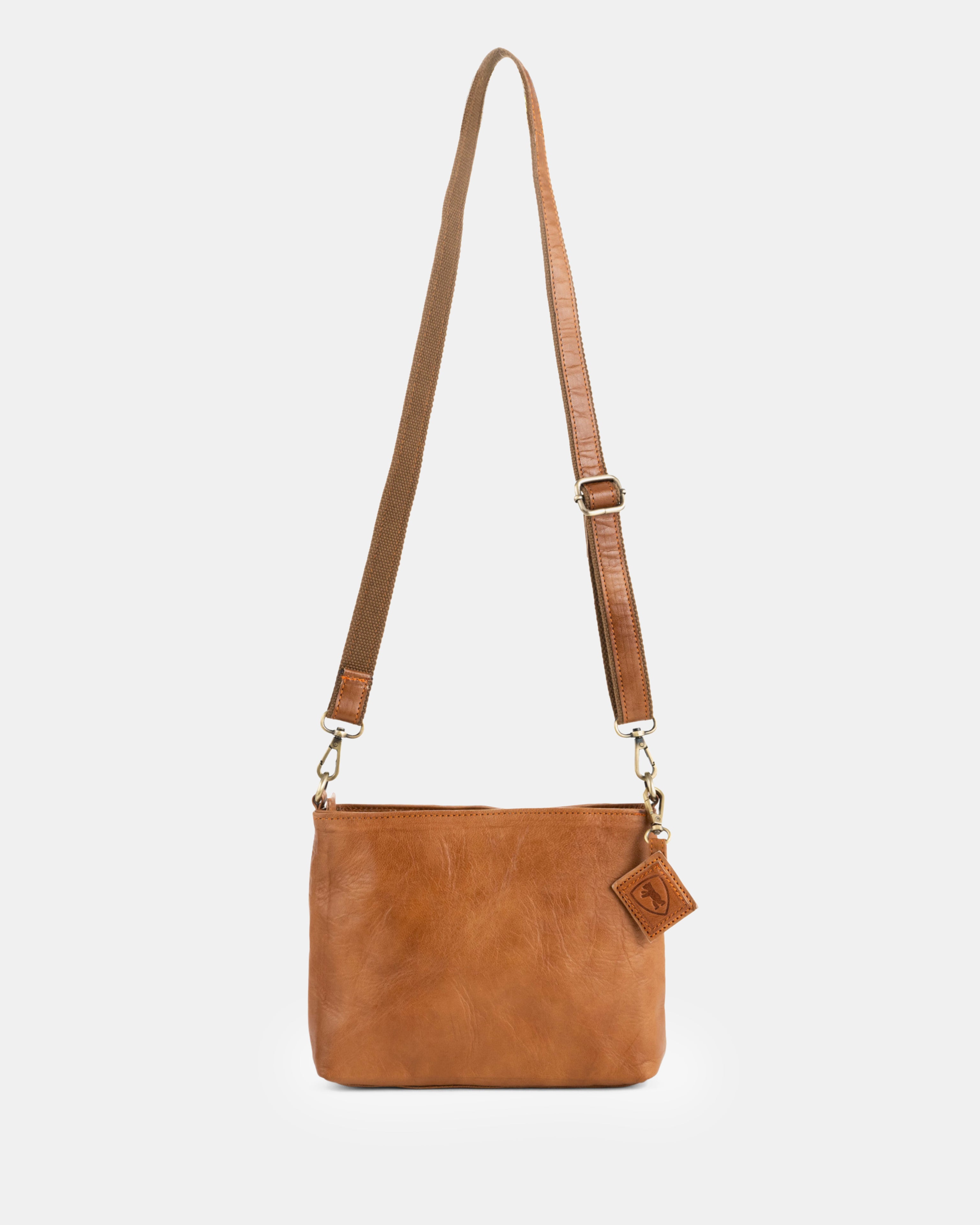 berliner-bags-marbella-s-vintage-sac-bandouli-re-marron-vintage-zip image 5