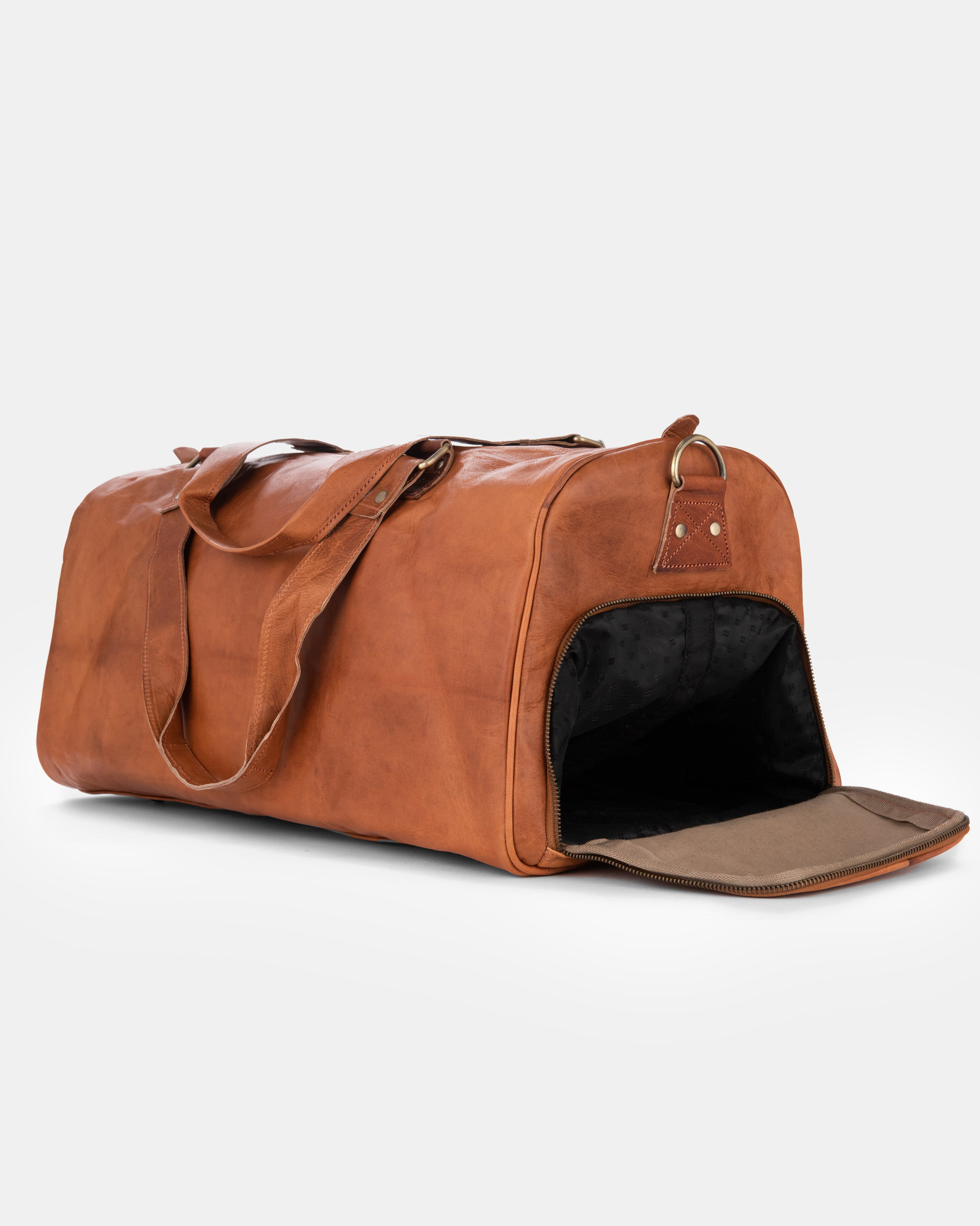 berliner-bags-oslo-sac-de-voyage-cuir-compartiment-chaussures image 7