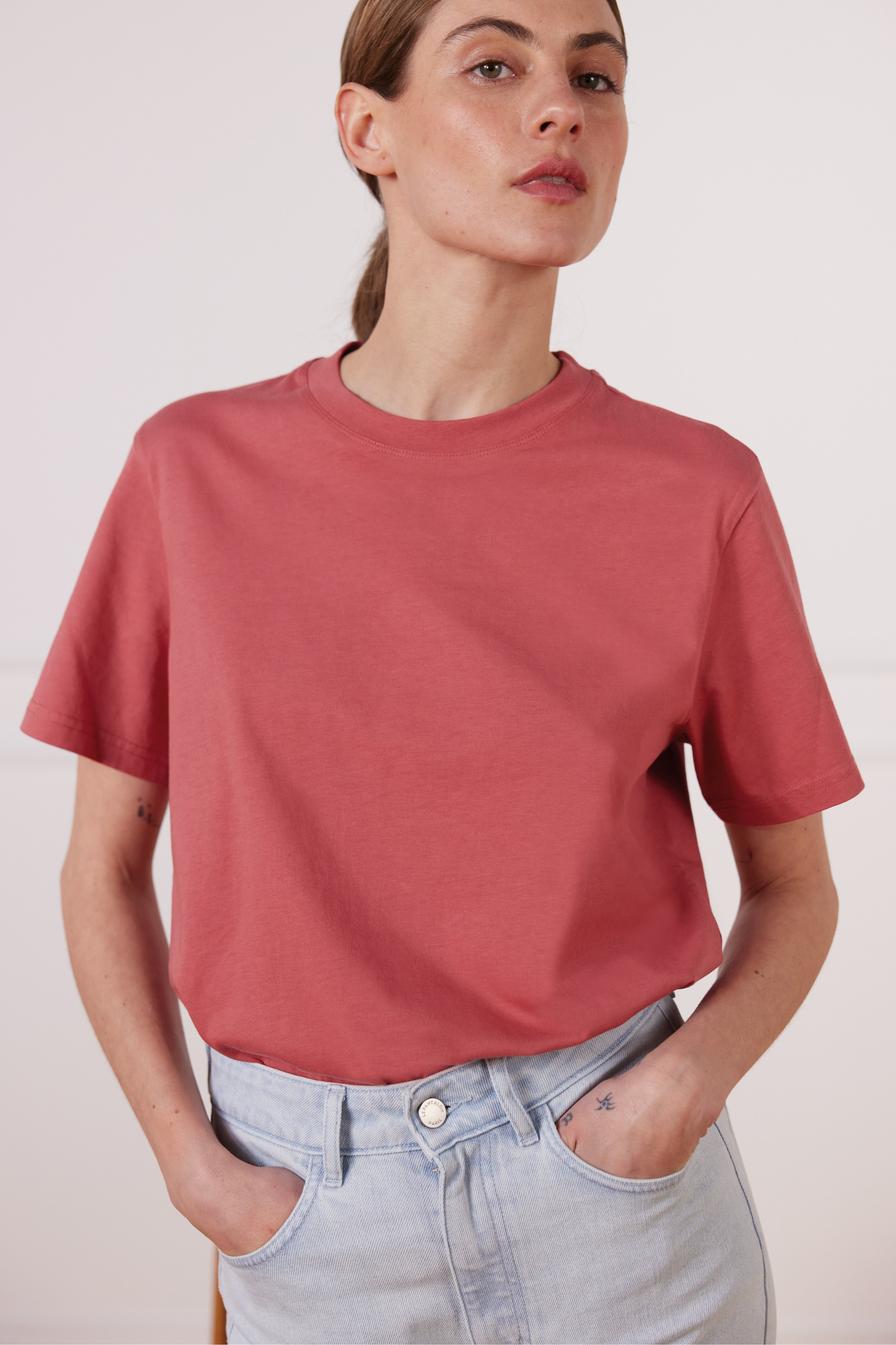 le-pantalon-t-shirts-homme-tee-shirt-saumon-coton-bio image 4